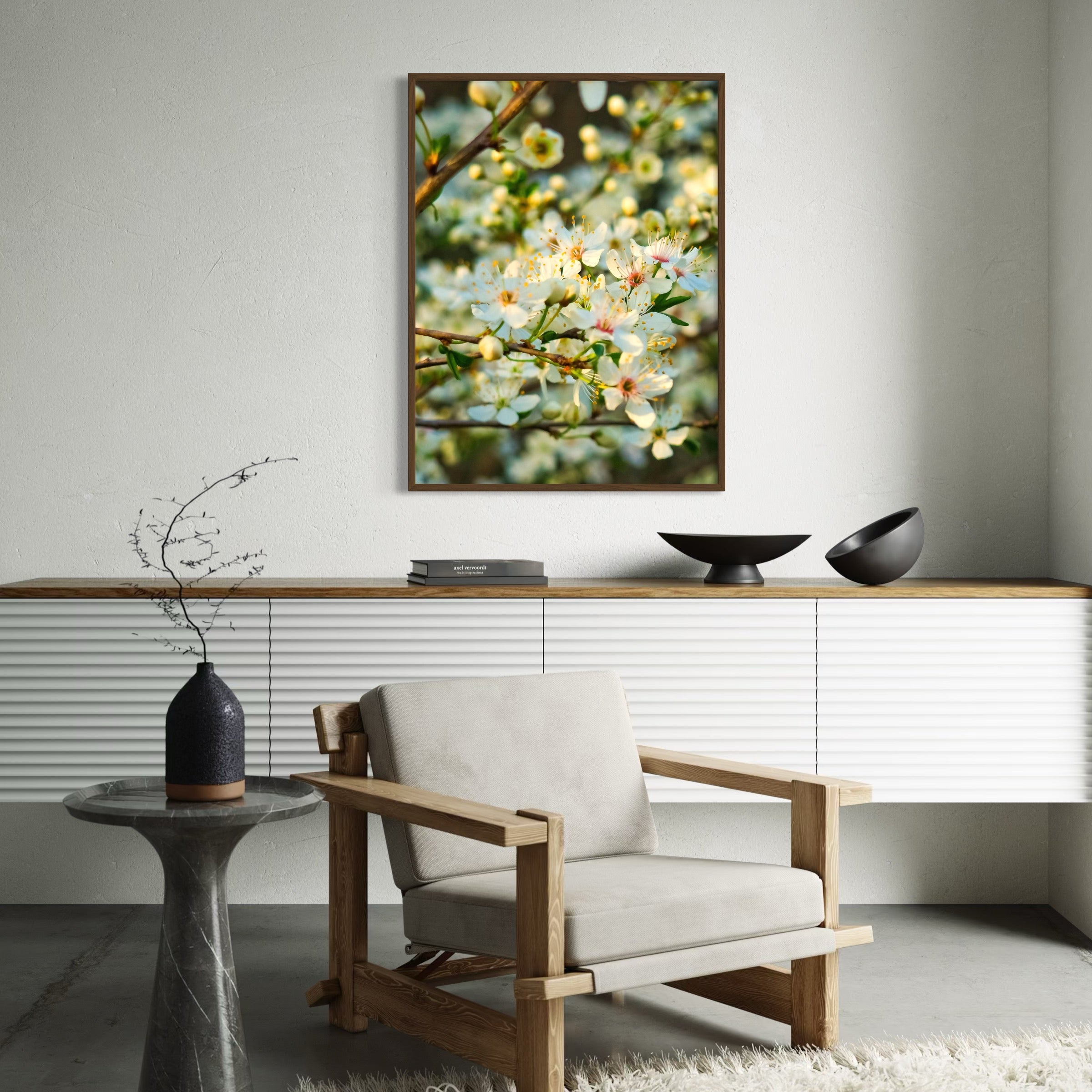 Blooming Warmth - Moderno Wall Art Wall Art