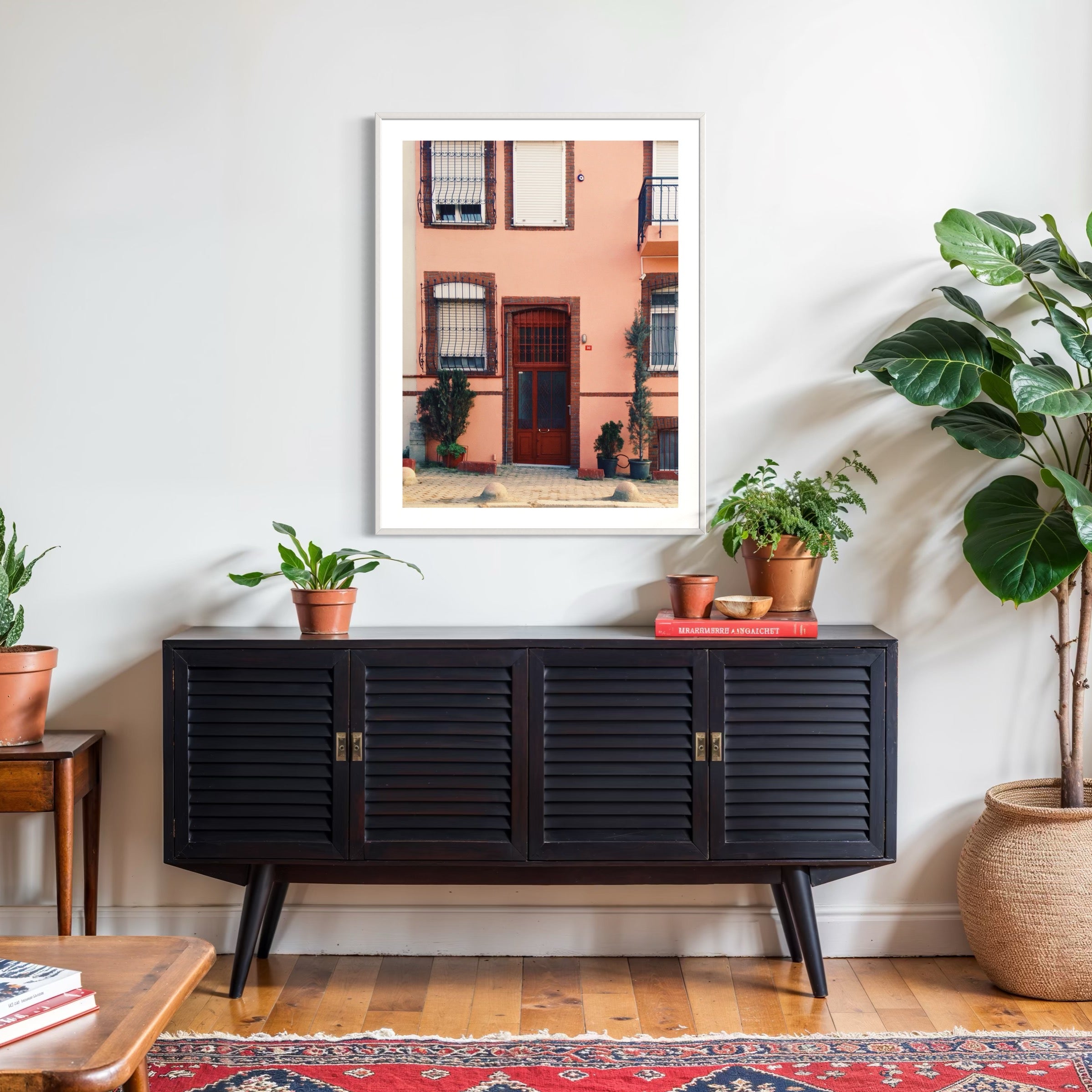 Pink Facade - Moderno Wall Art Wall Art