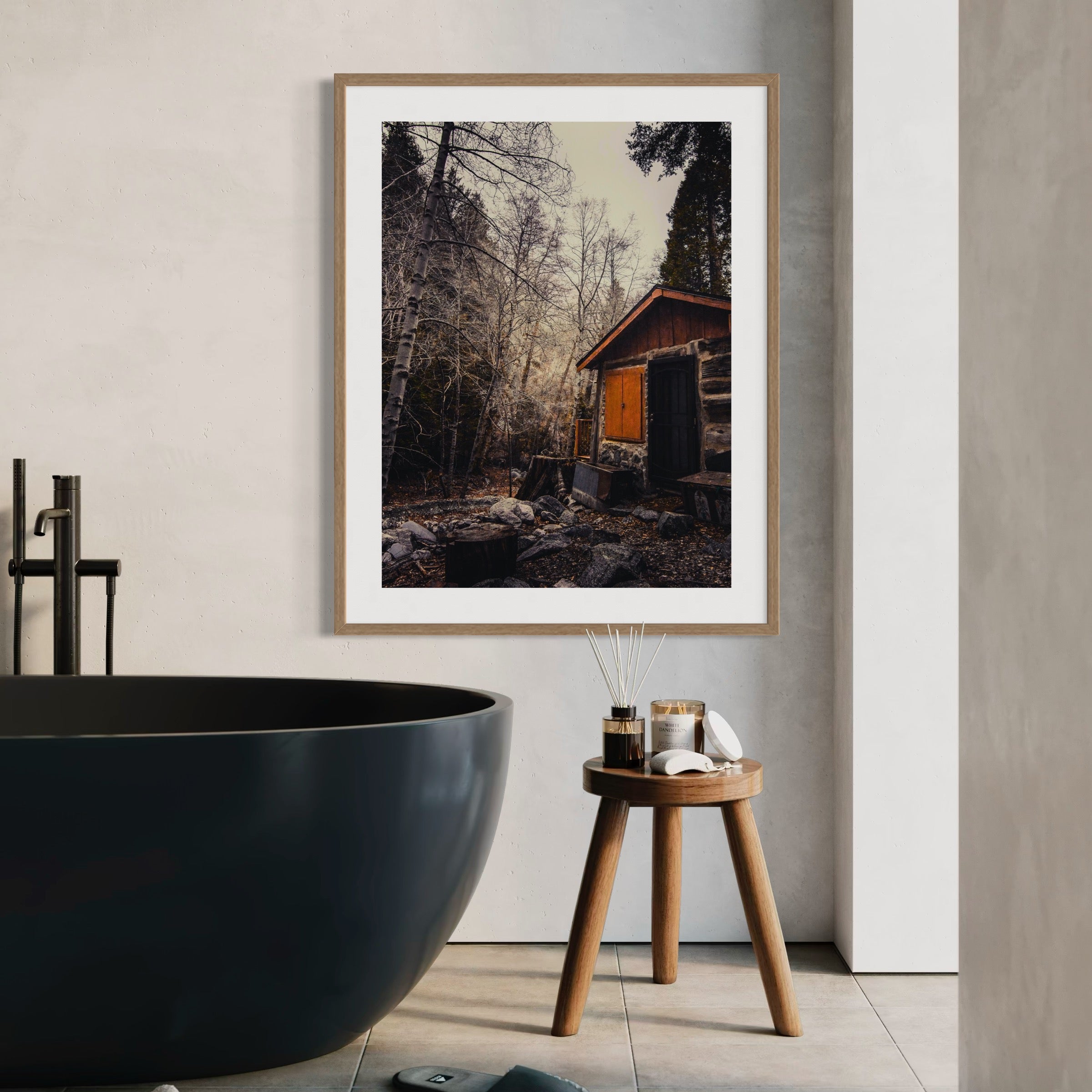 Mysterious Cabin - Moderno Wall Art Wall Art