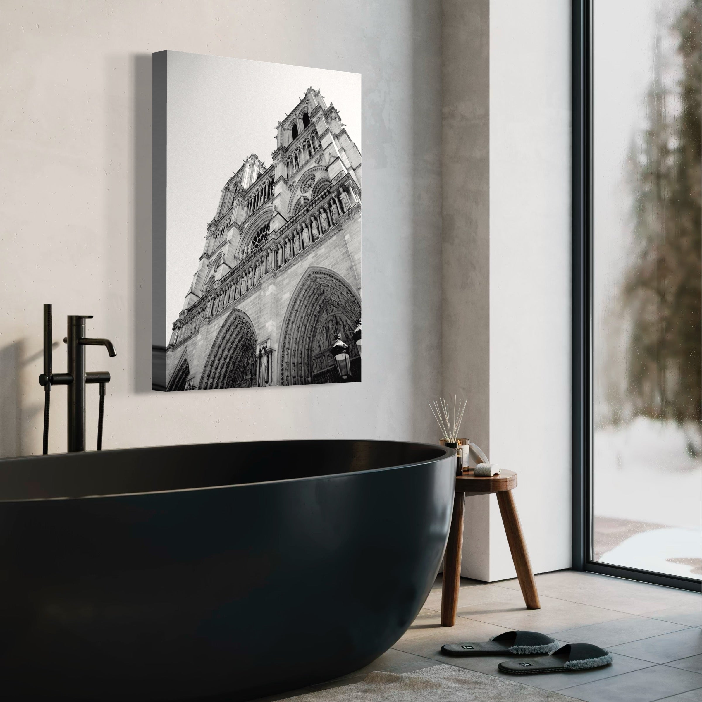 Notre Dame Rising - Moderno Wall Art Wall Art