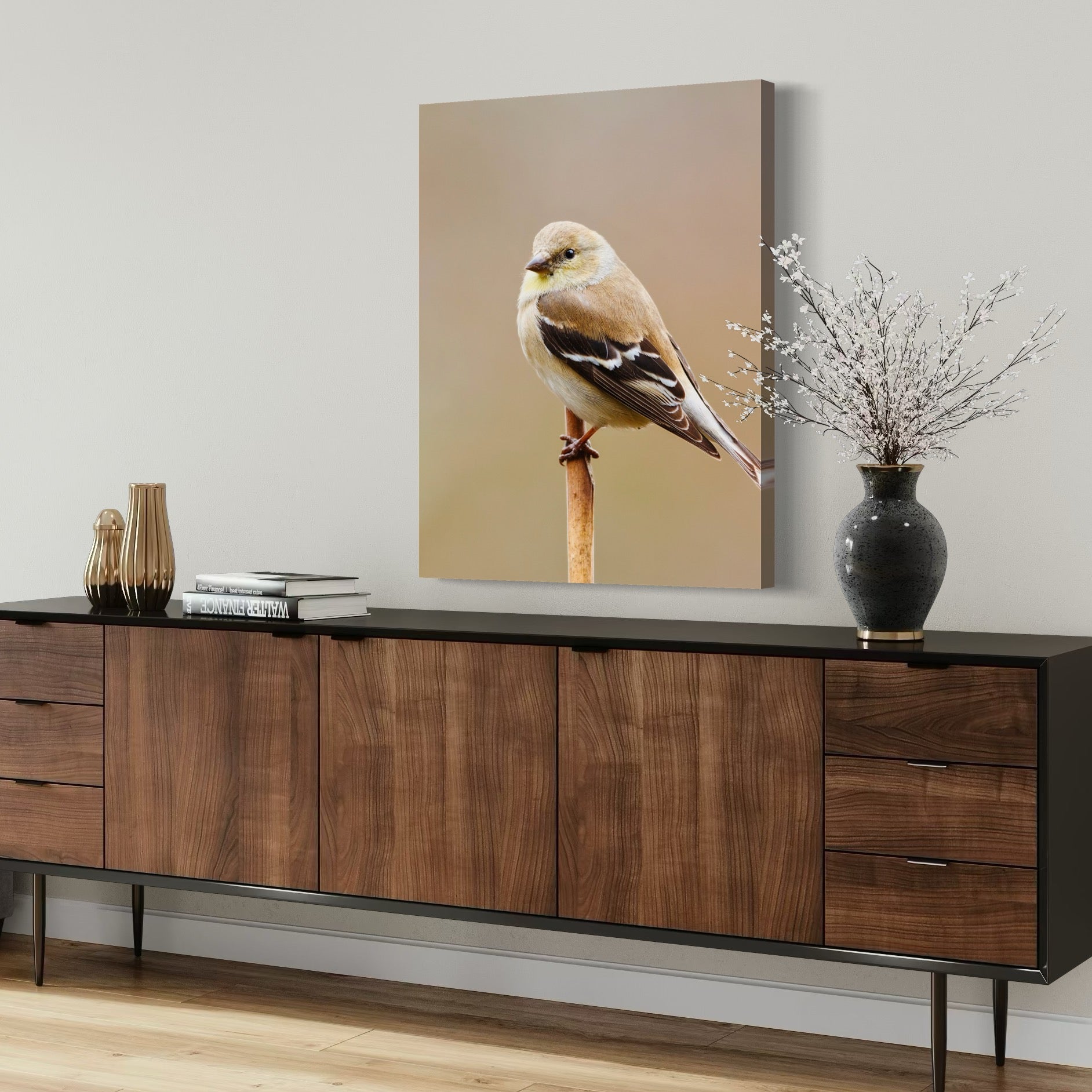 Poised in Stillness - Moderno Wall Art Wall Art