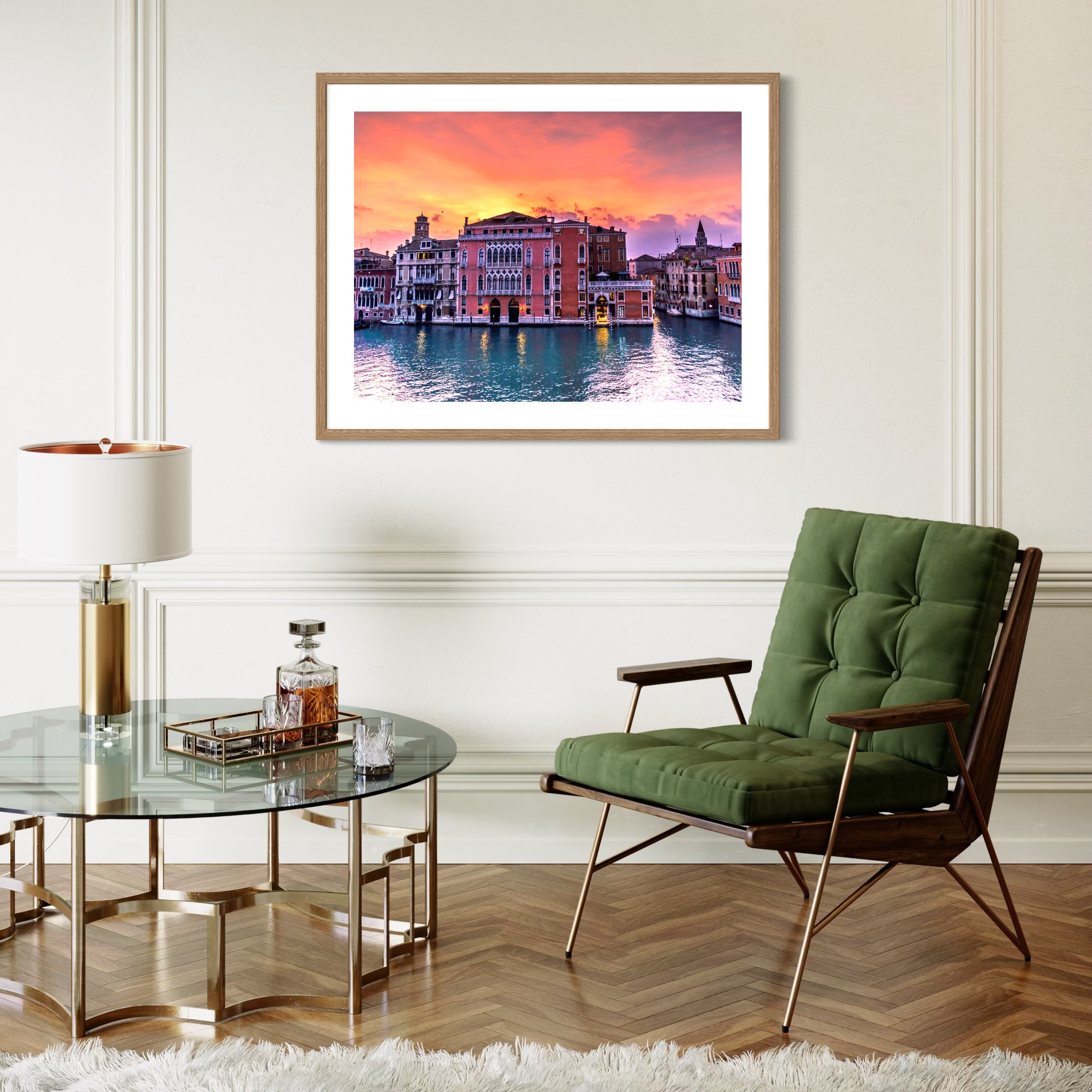 Warm Waters of Venice - Moderno Wall Art Wall Art
