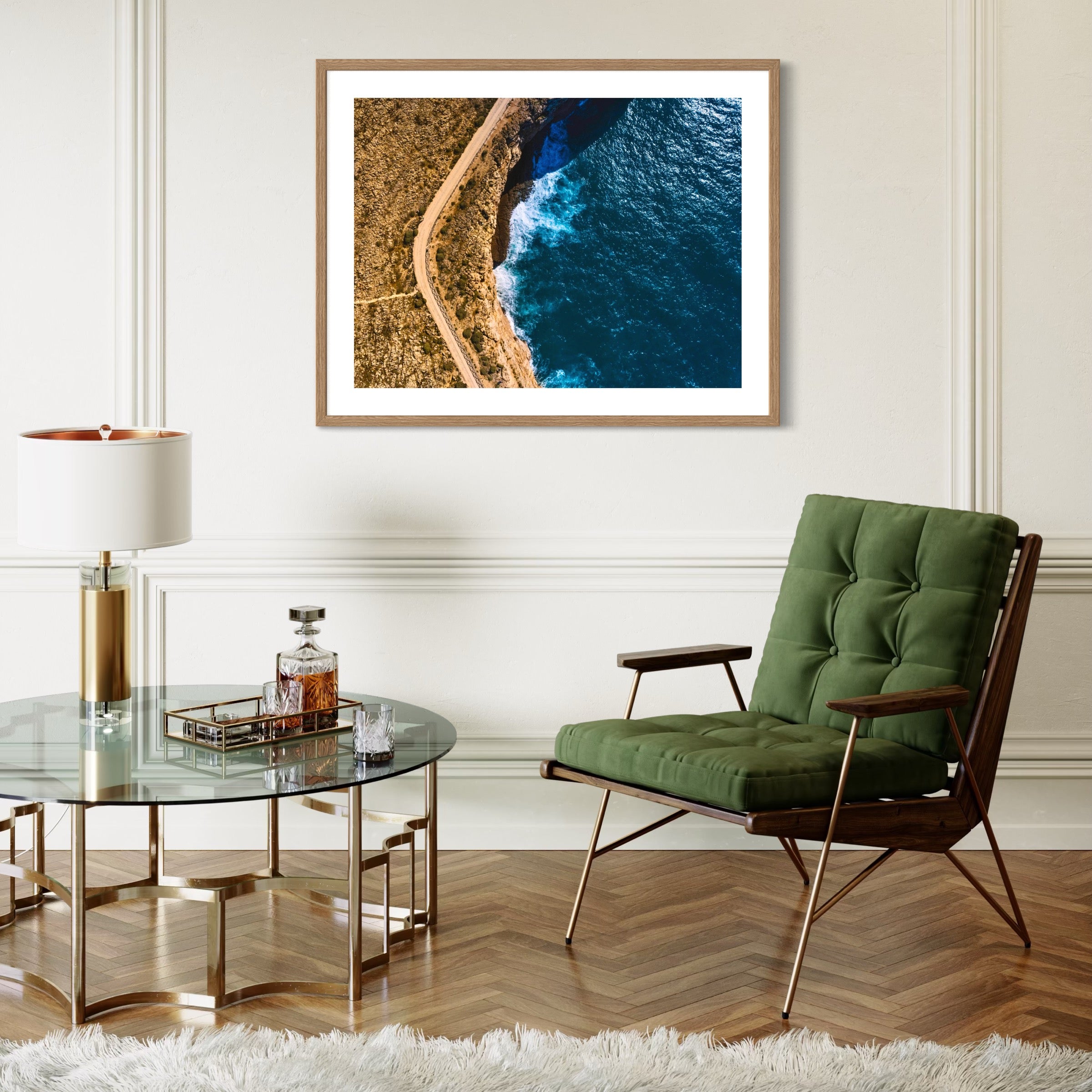 Coastal Curve - Moderno Wall Art Wall Art