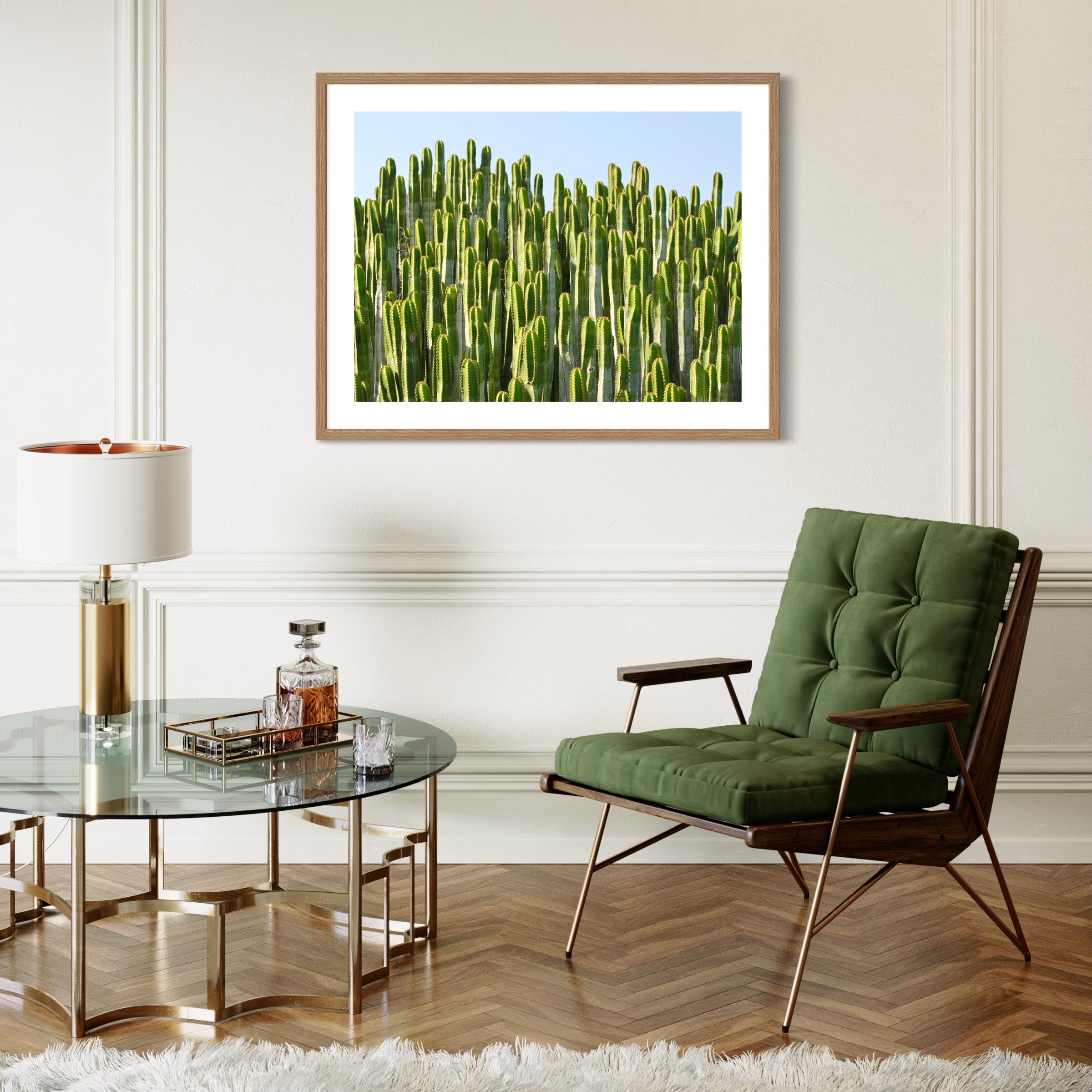 Skybound Cacti - Moderno Wall Art Wall Art