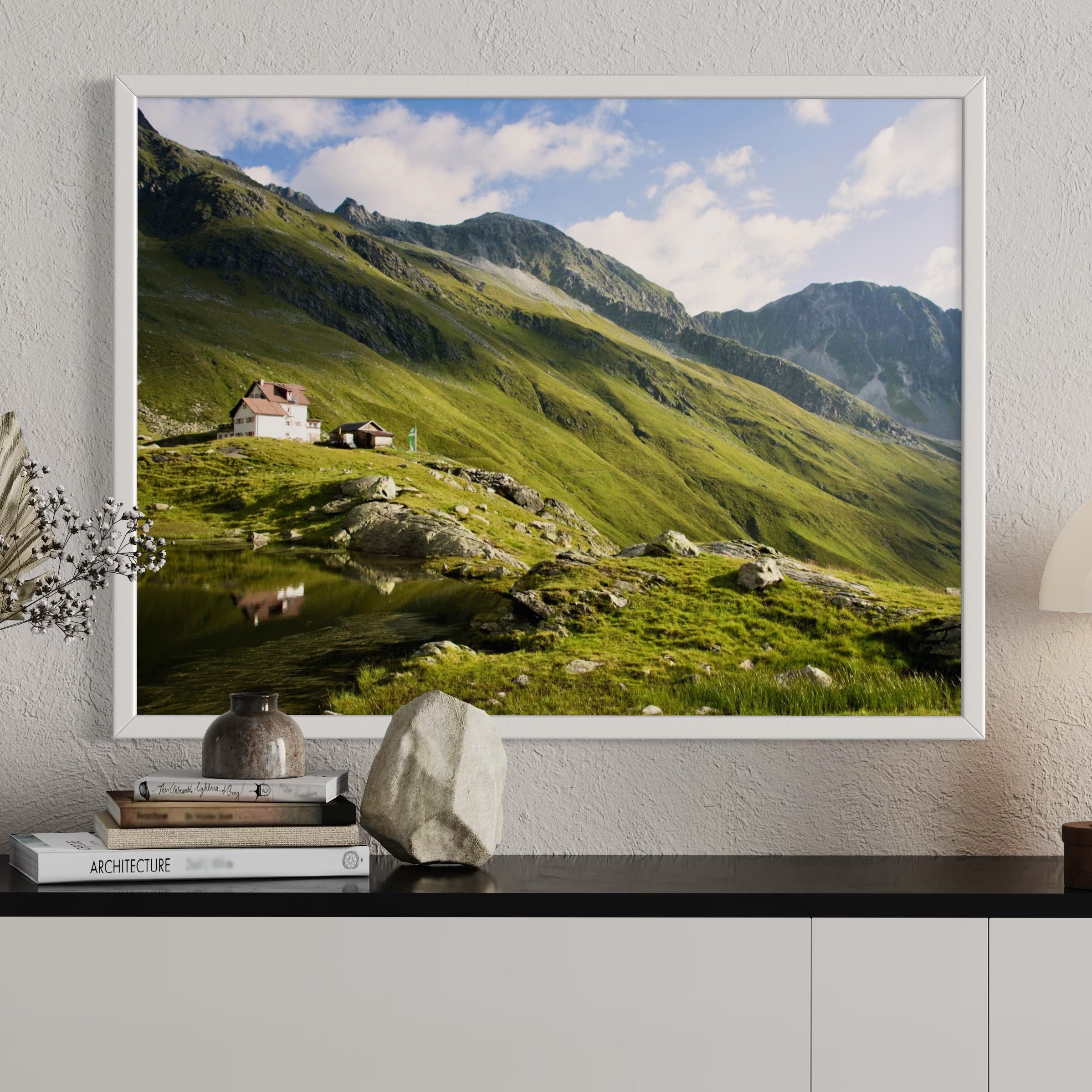 Hillside Refuge - Moderno Wall Art Wall Art