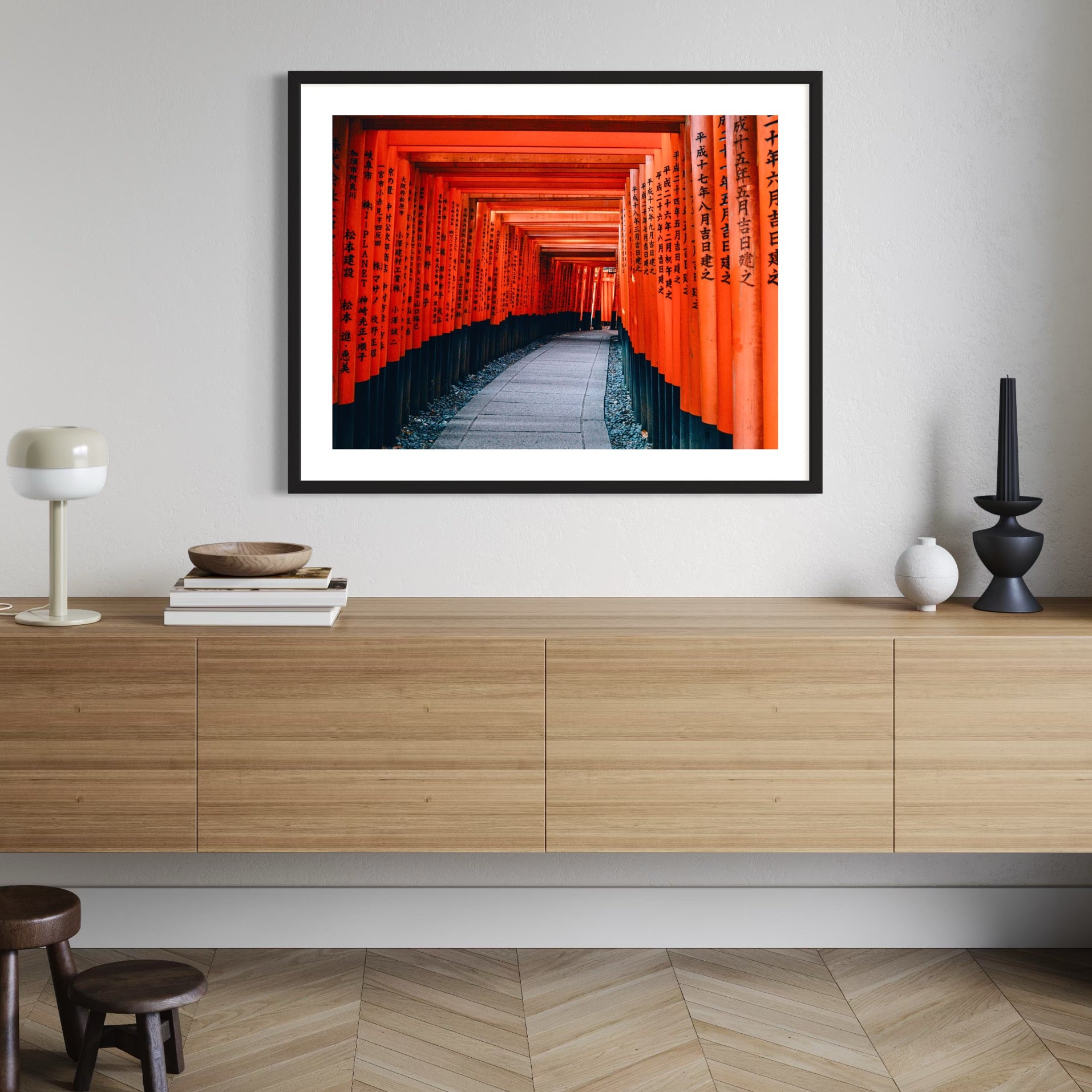 Kyoto’s Sacred Trail - Moderno Wall Art Wall Art