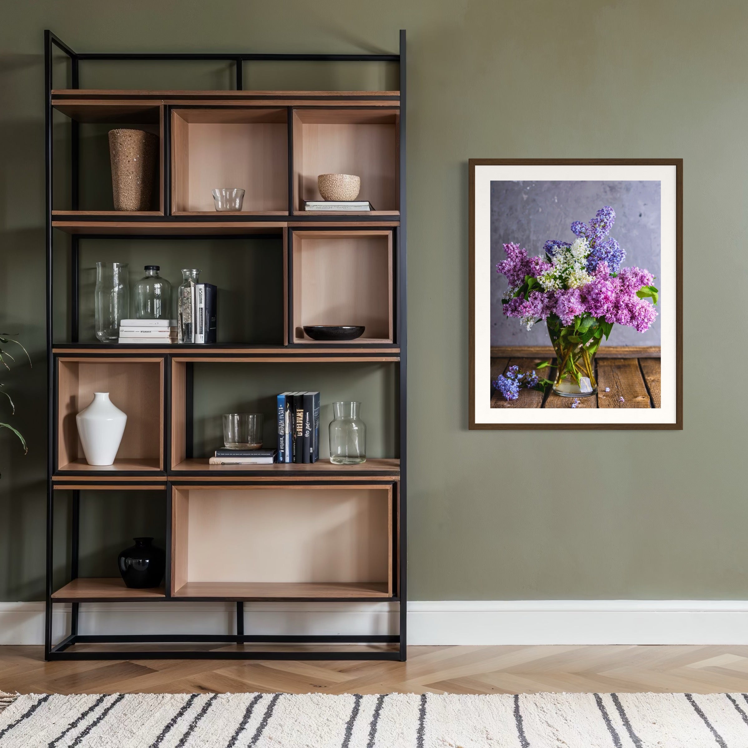 Lilac Bouquet - Moderno Wall Art Wall Art