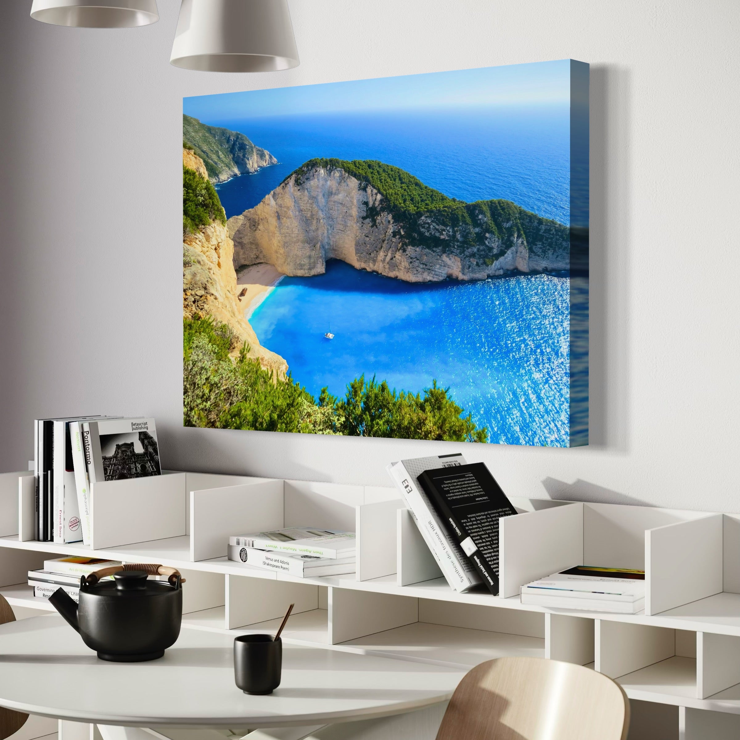 Navagio Blue - Moderno Wall Art Wall Art