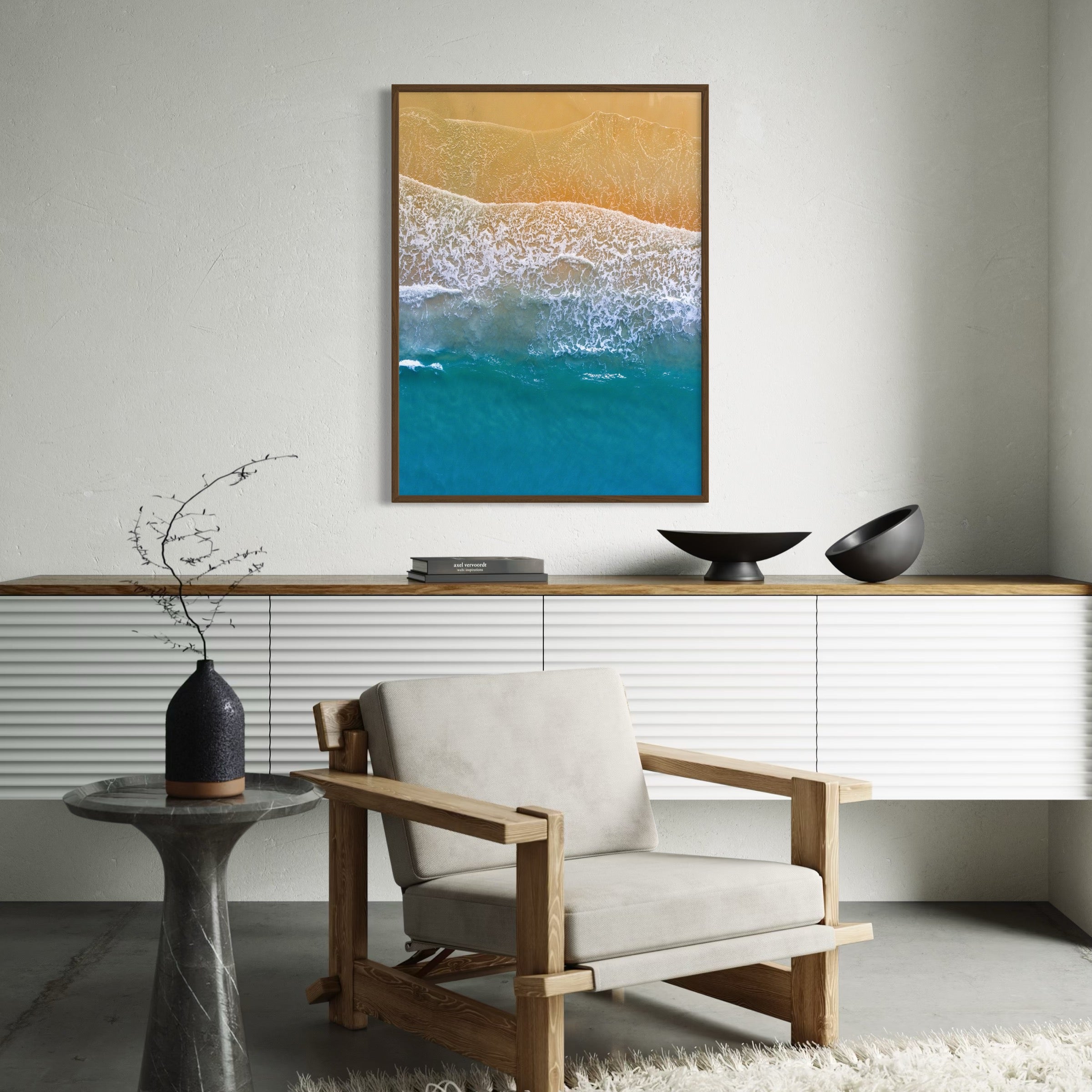 Coastal Embrace - Moderno Wall Art Wall Art