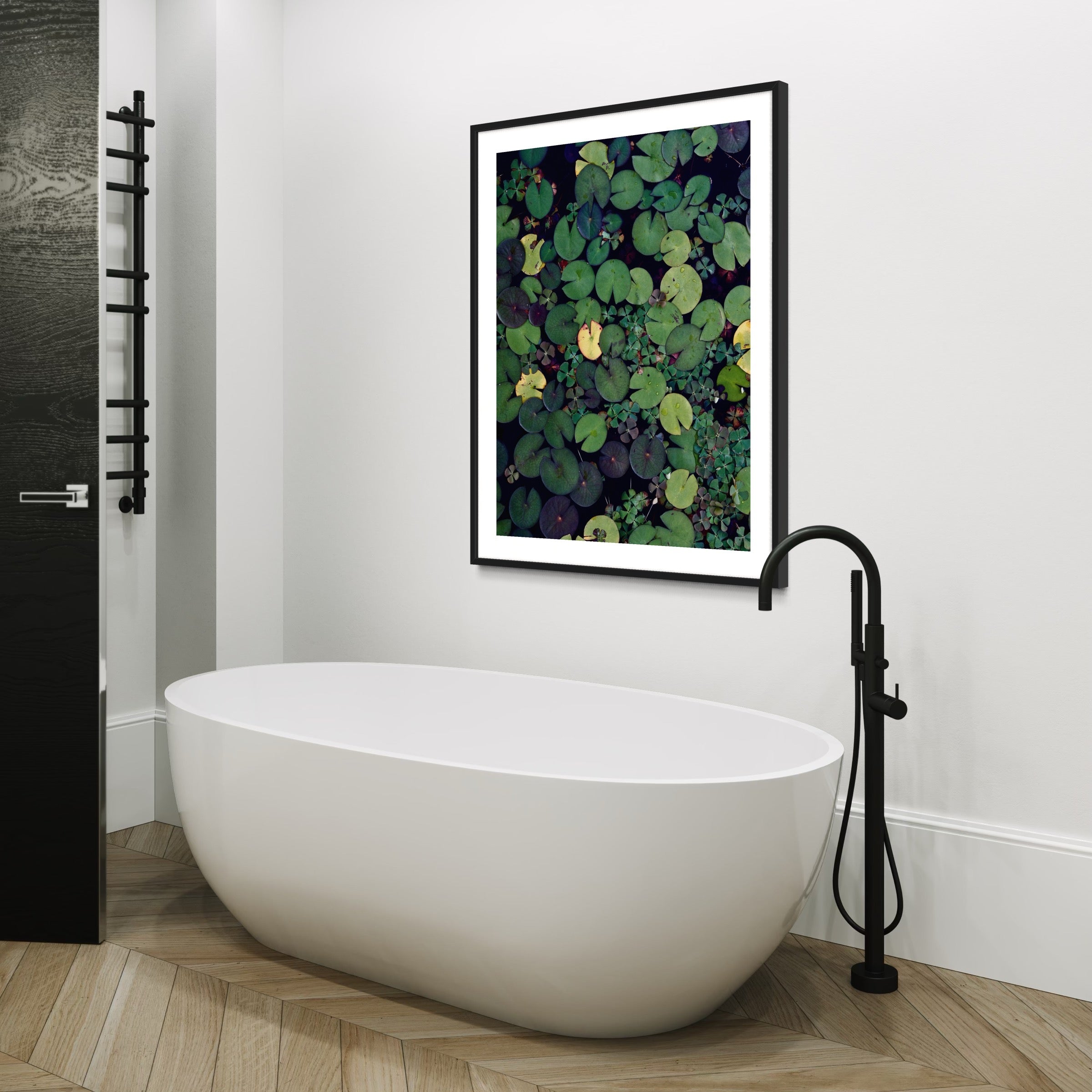 Lily Pad Mosaic - Moderno Wall Art Wall Art