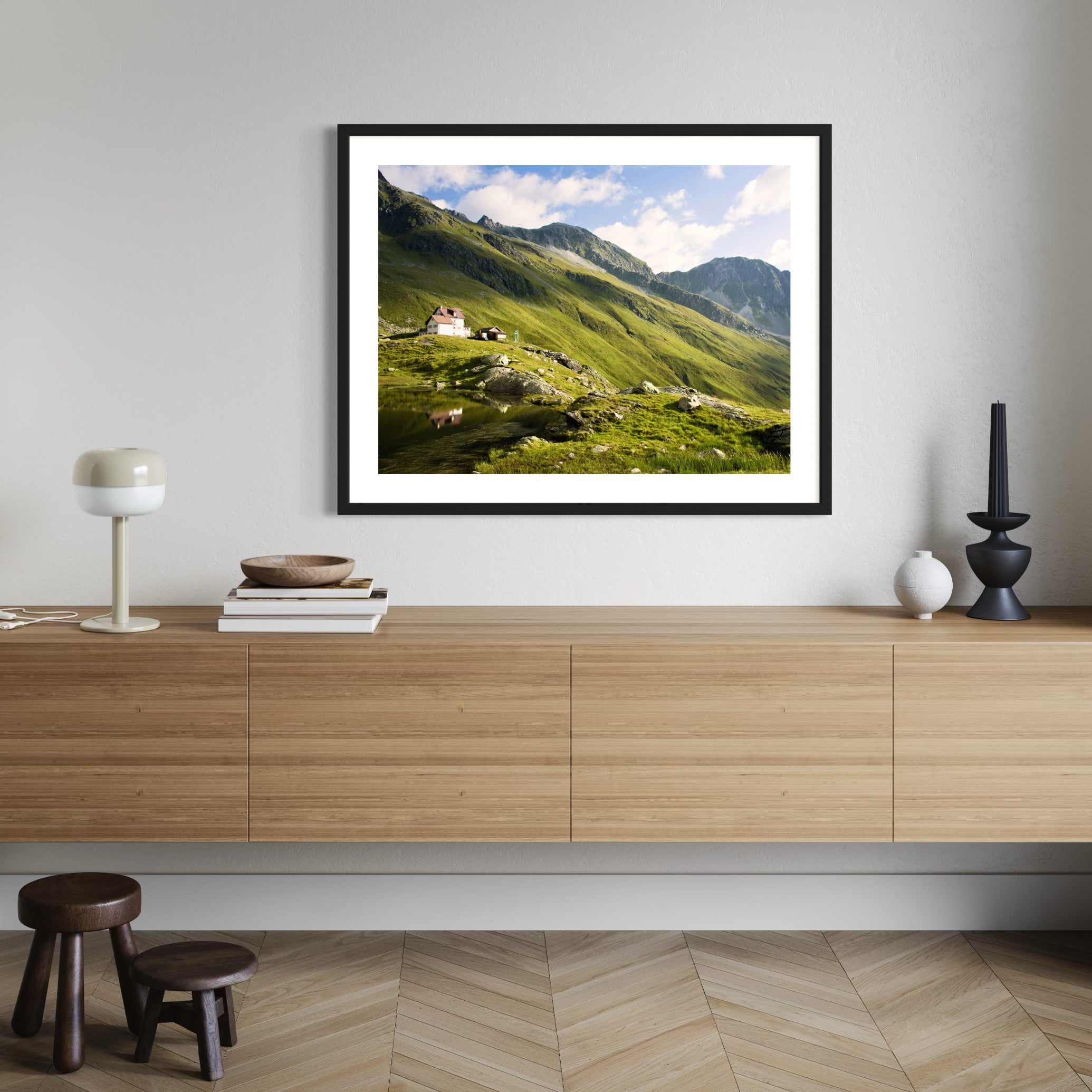 Hillside Refuge - Moderno Wall Art Wall Art