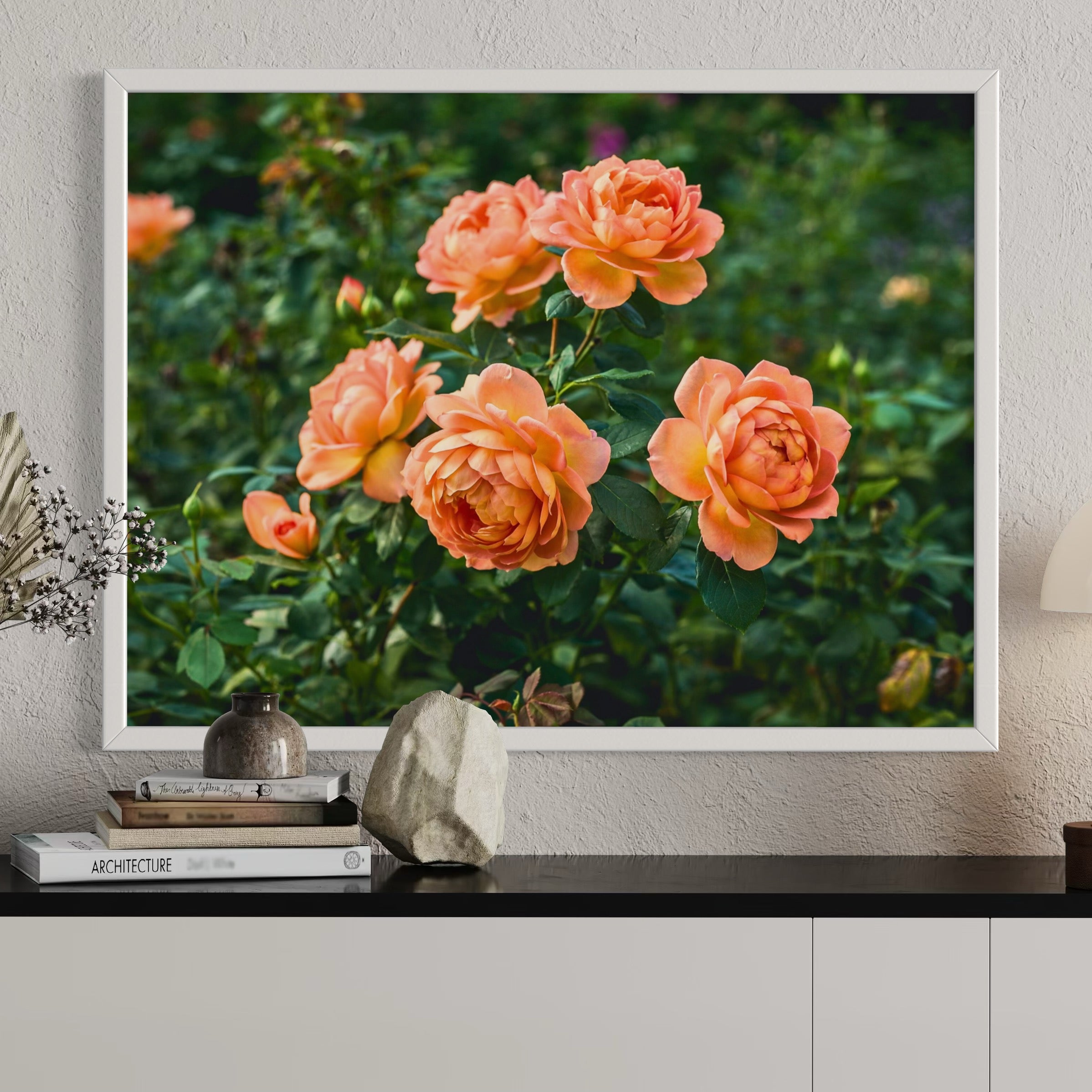 Warmth in Petals - Moderno Wall Art Wall Art