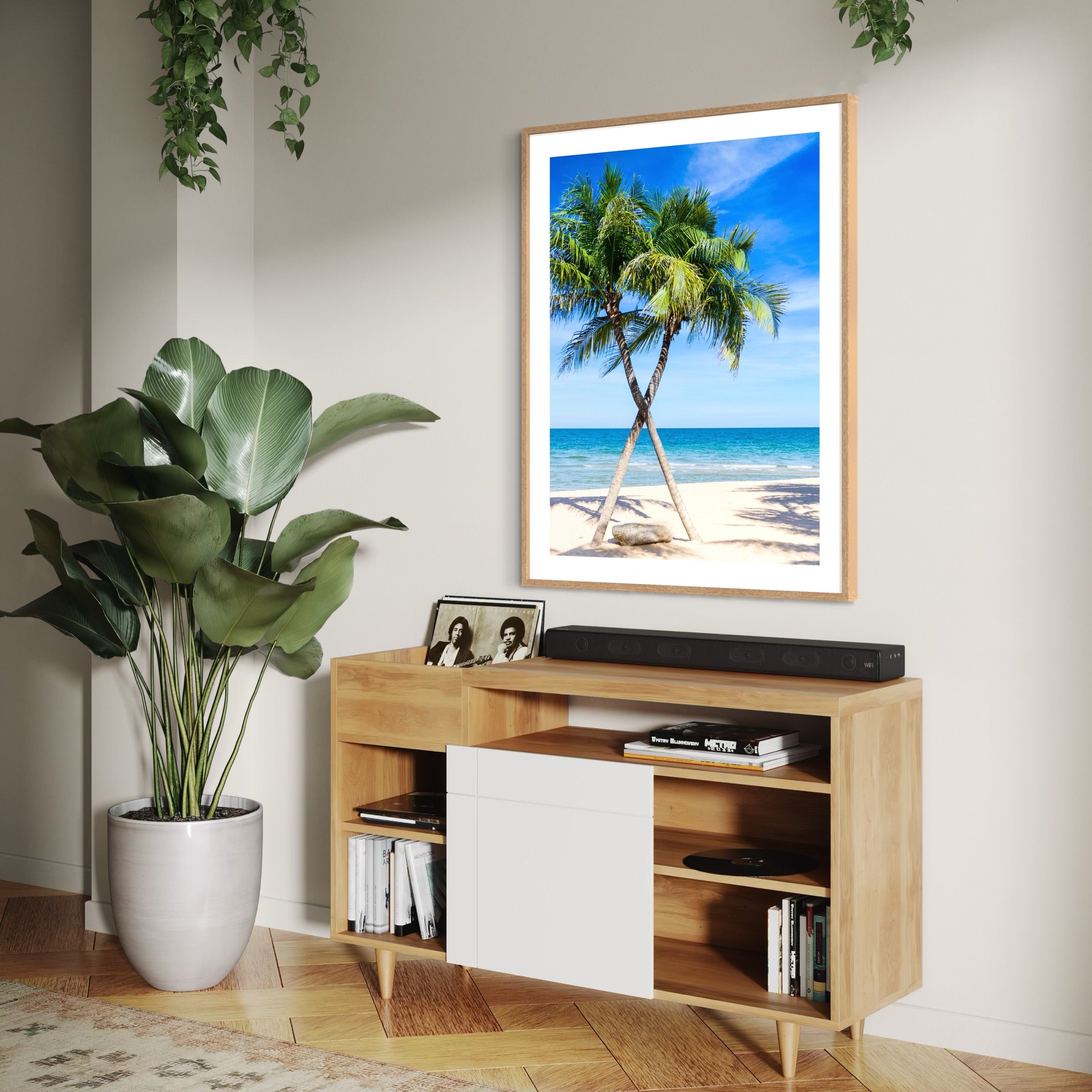Palm Embrace - Moderno Wall Art Wall Art