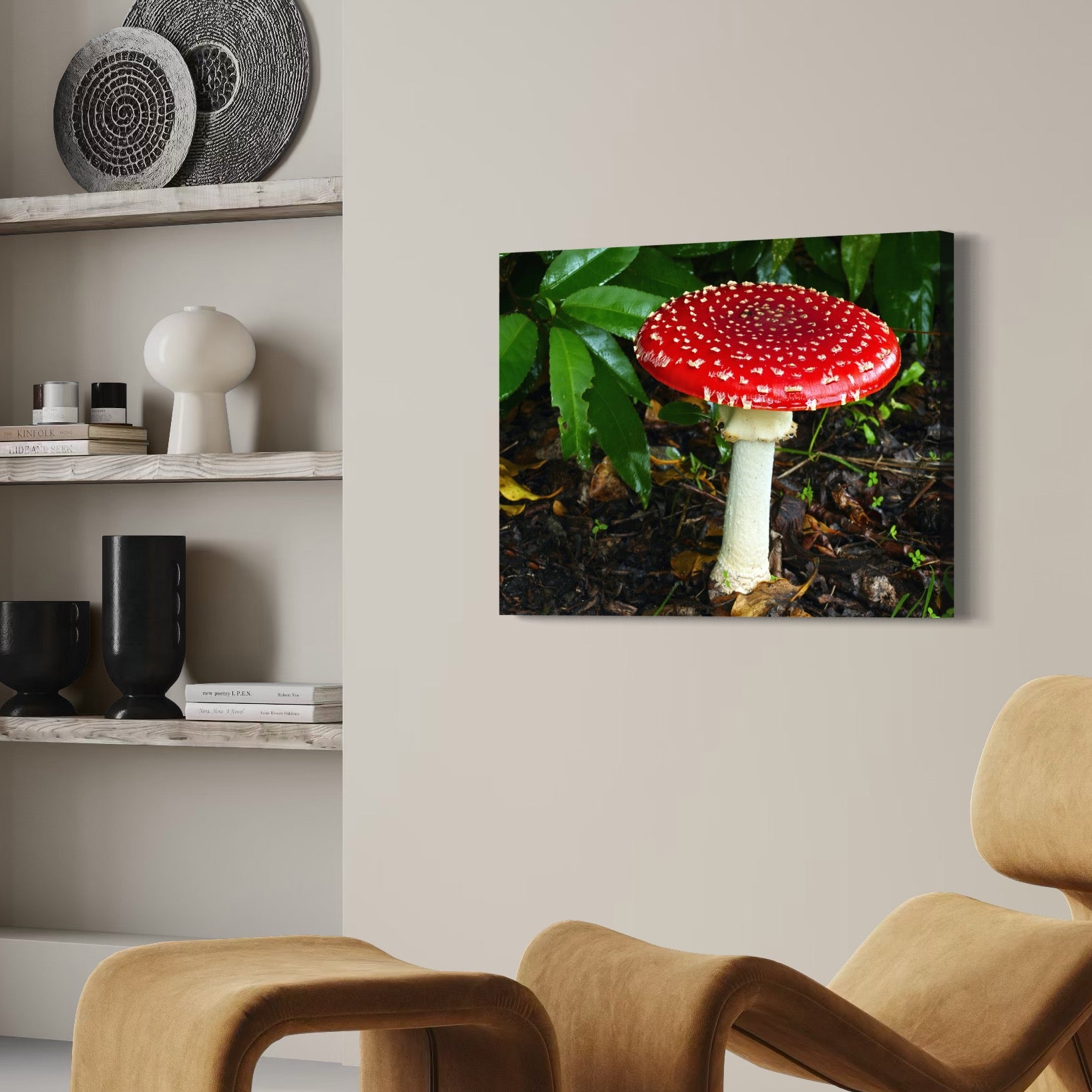 Amanita Rising - Moderno Wall Art Wall Art