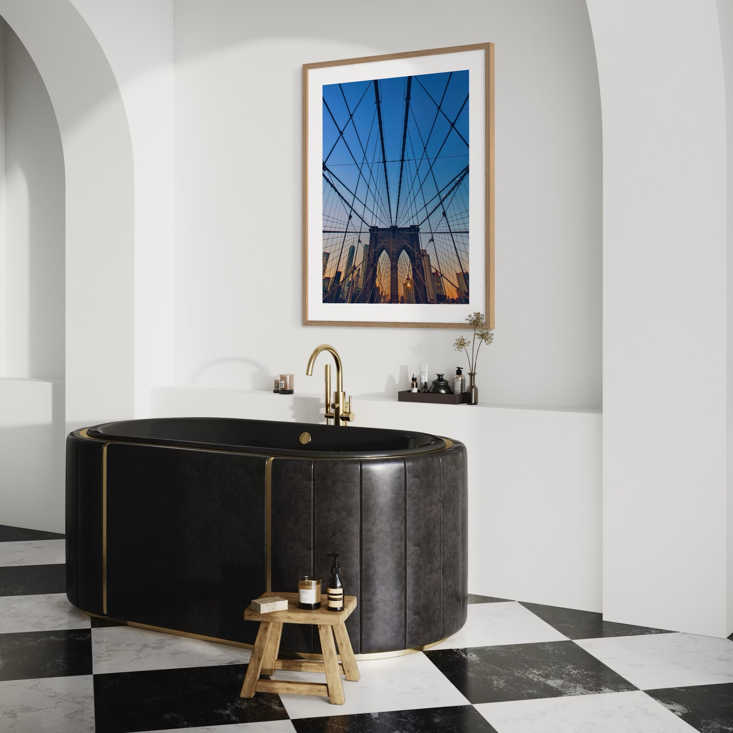 Brooklyn Bridge - Moderno Wall Art Wall Art