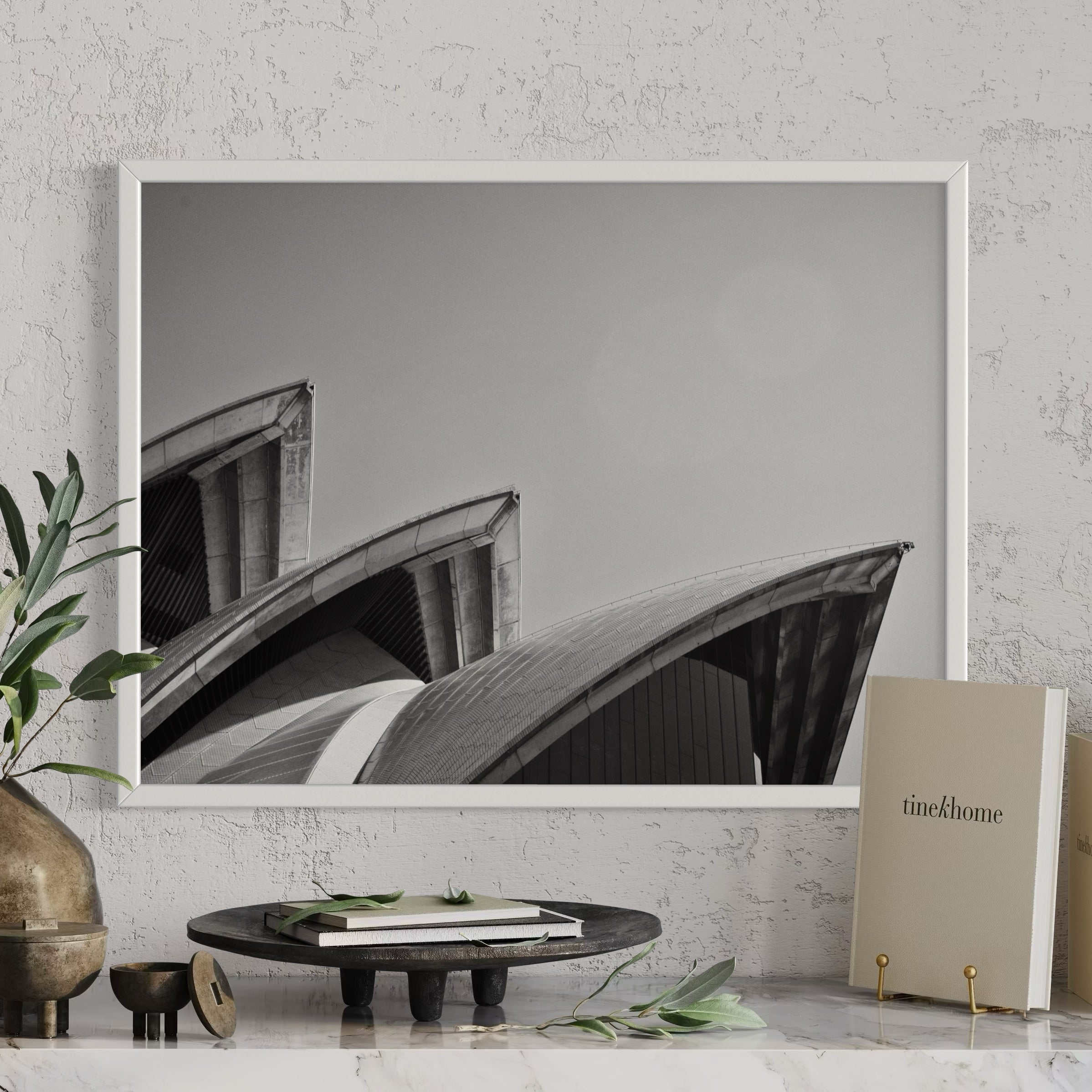 Geometry in Monochrome - Moderno Wall Art Wall Art