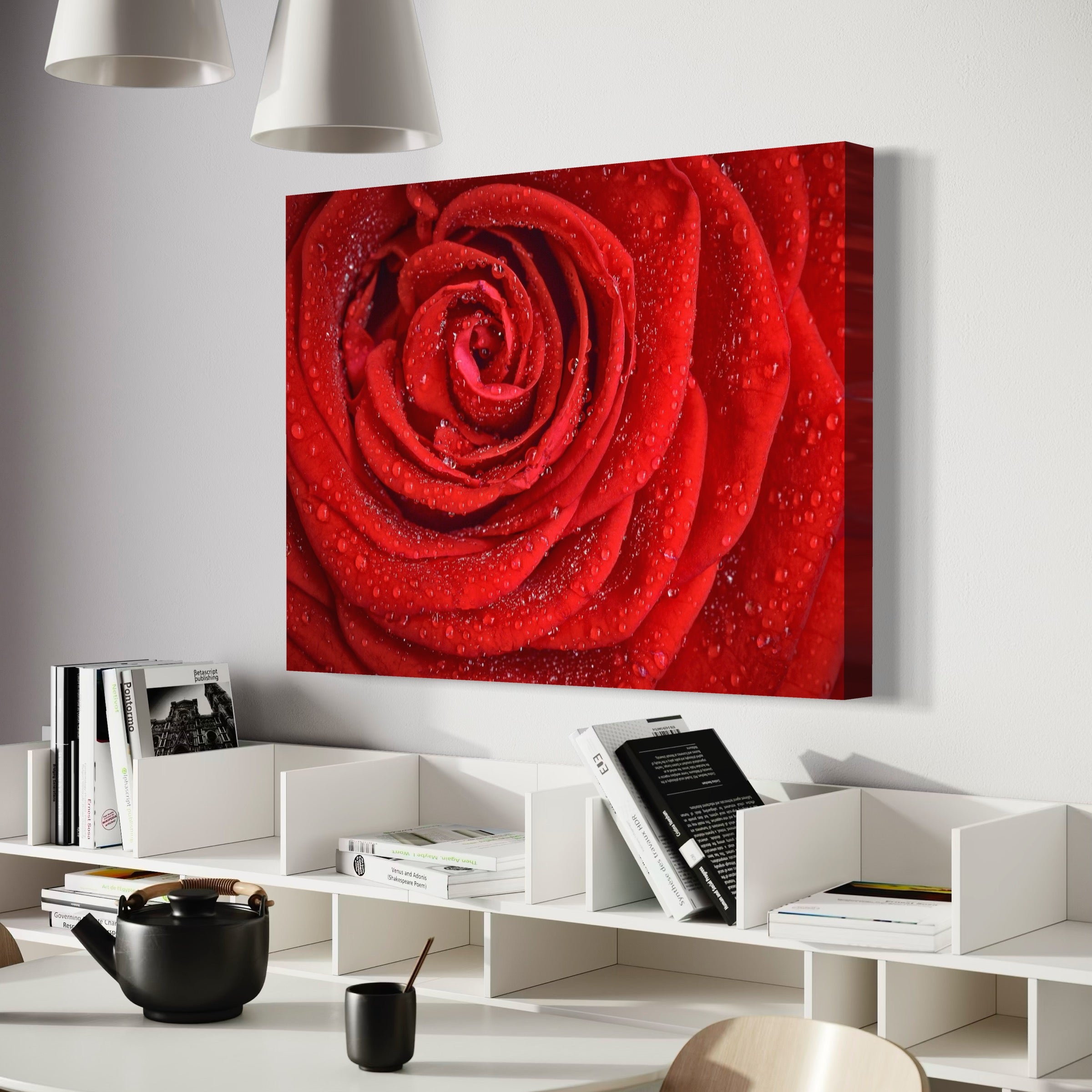 Heart of the Rose - Moderno Wall Art Wall Art