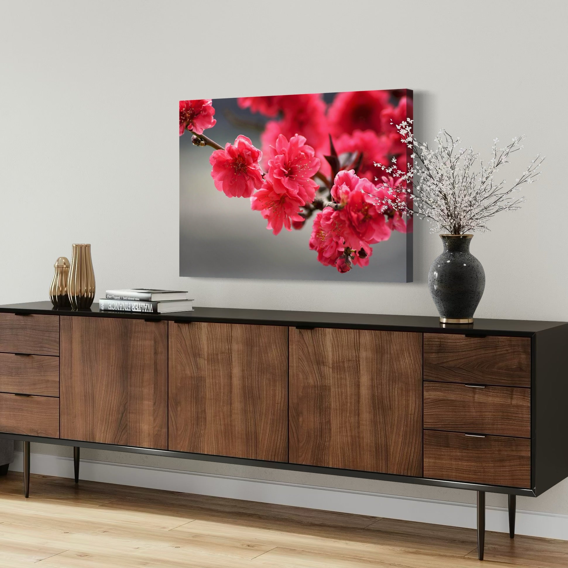 Radiant Blossom - Moderno Wall Art Wall Art