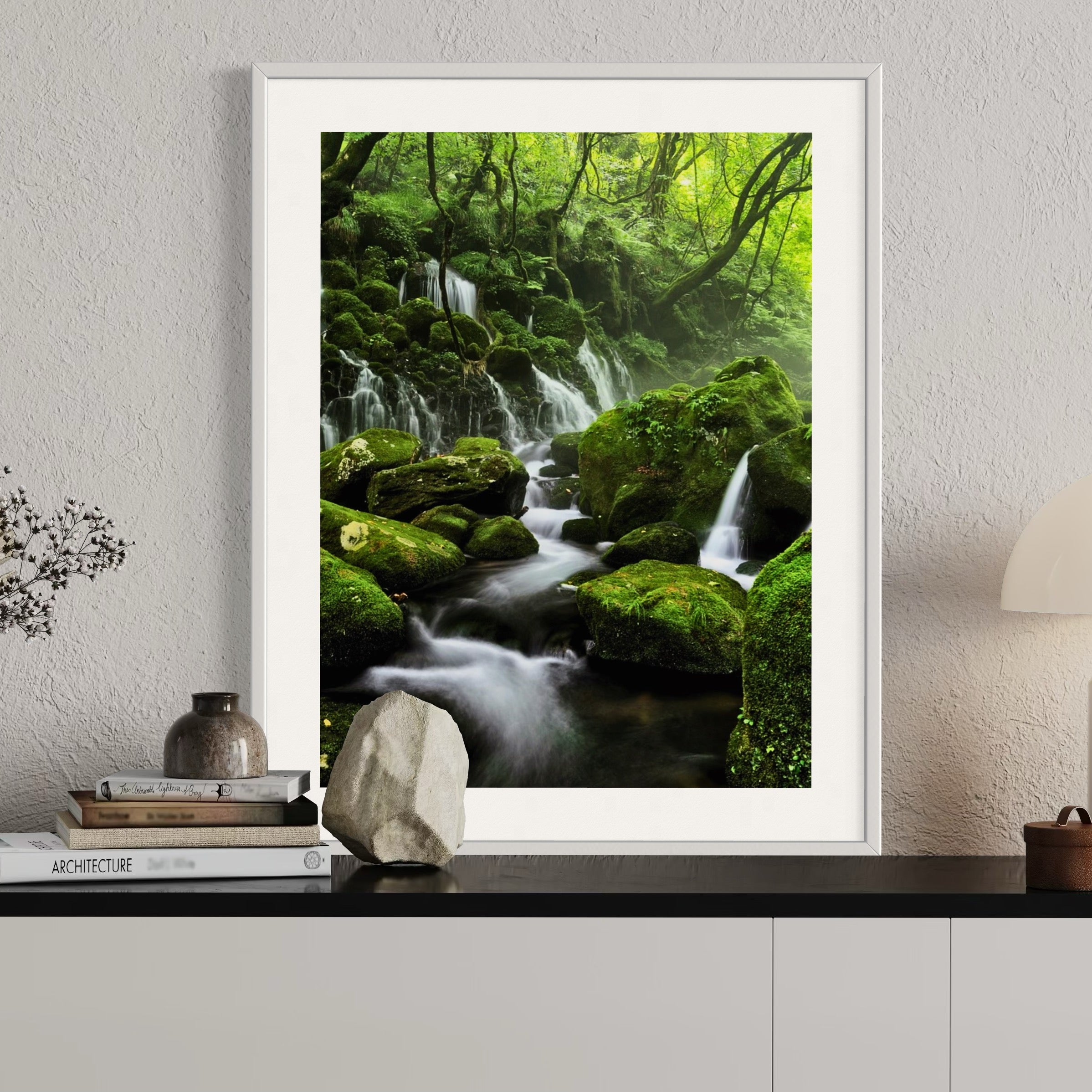 Jungle Cascade - Moderno Wall Art Wall Art
