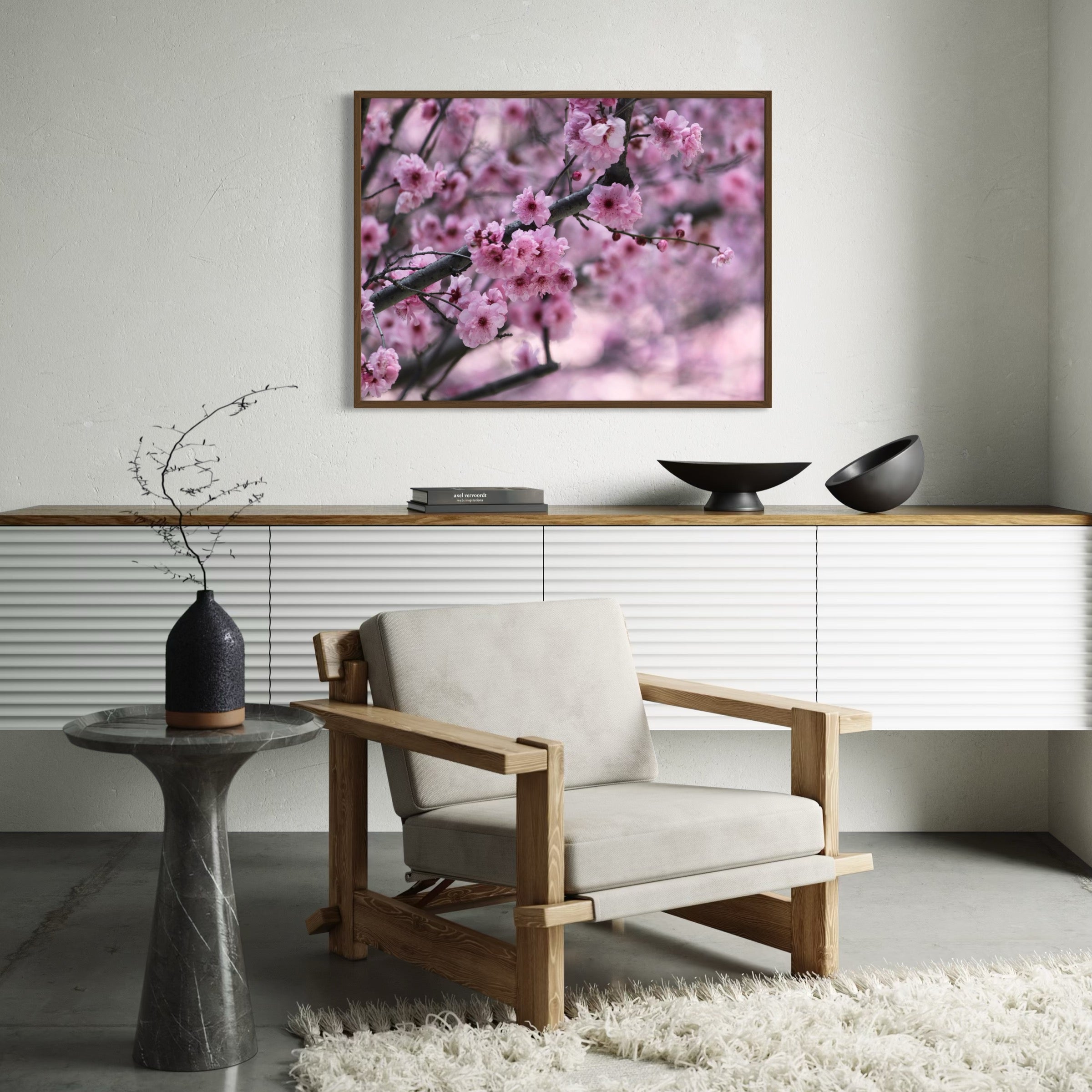 Cherry Blossom Dreams - Moderno Wall Art Wall Art