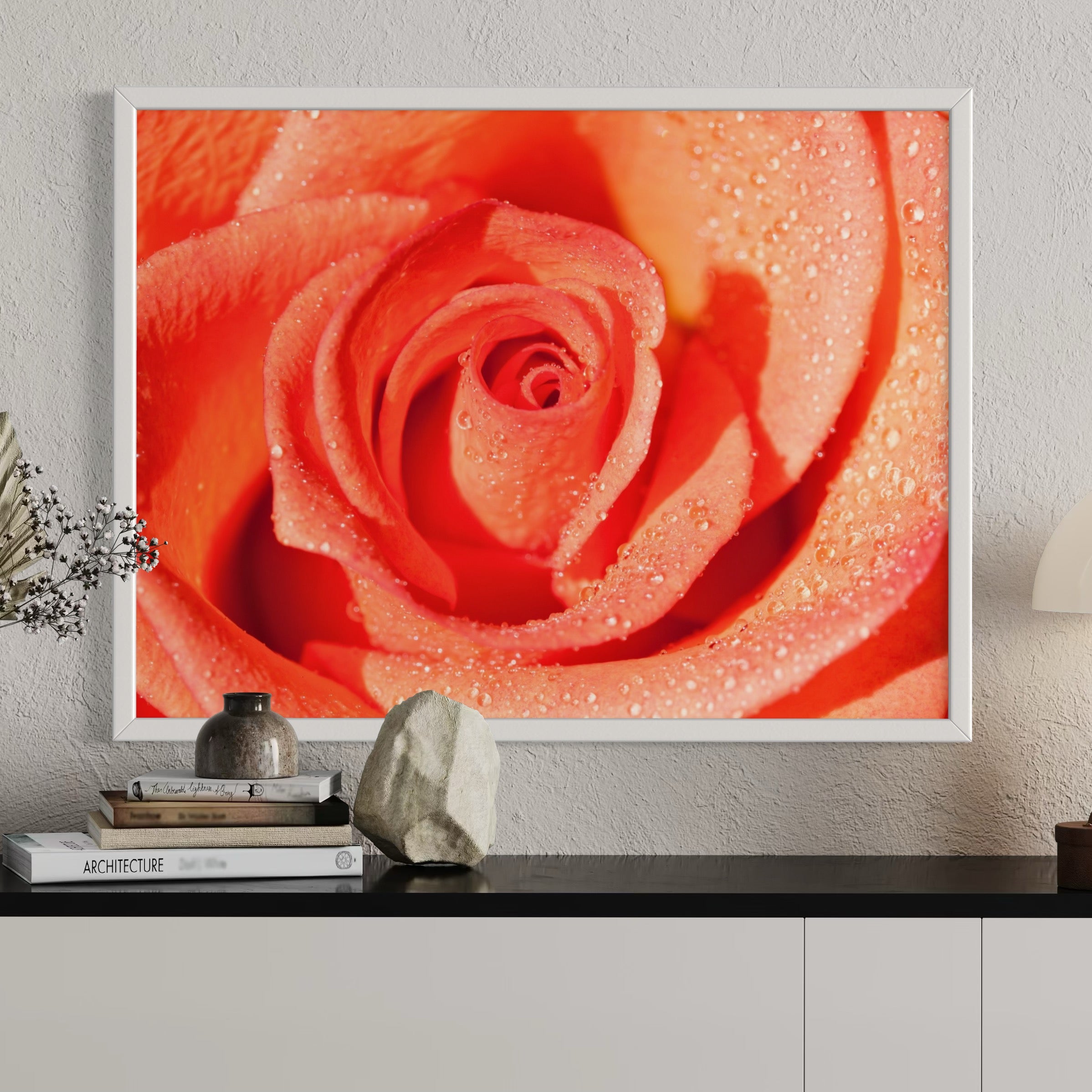 Coral Blush - Moderno Wall Art Wall Art
