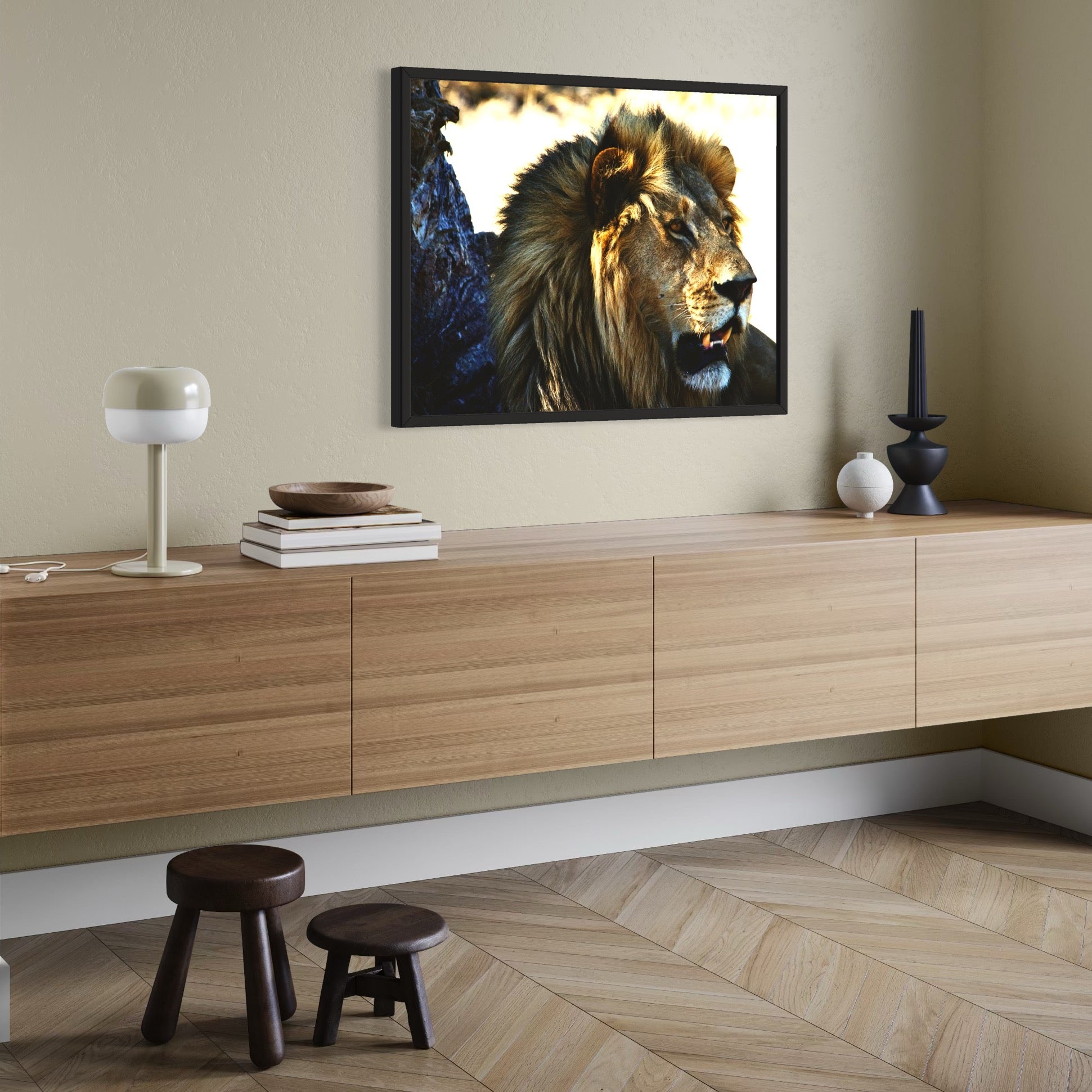 Gaze of the Wild - Moderno Wall Art Wall Art