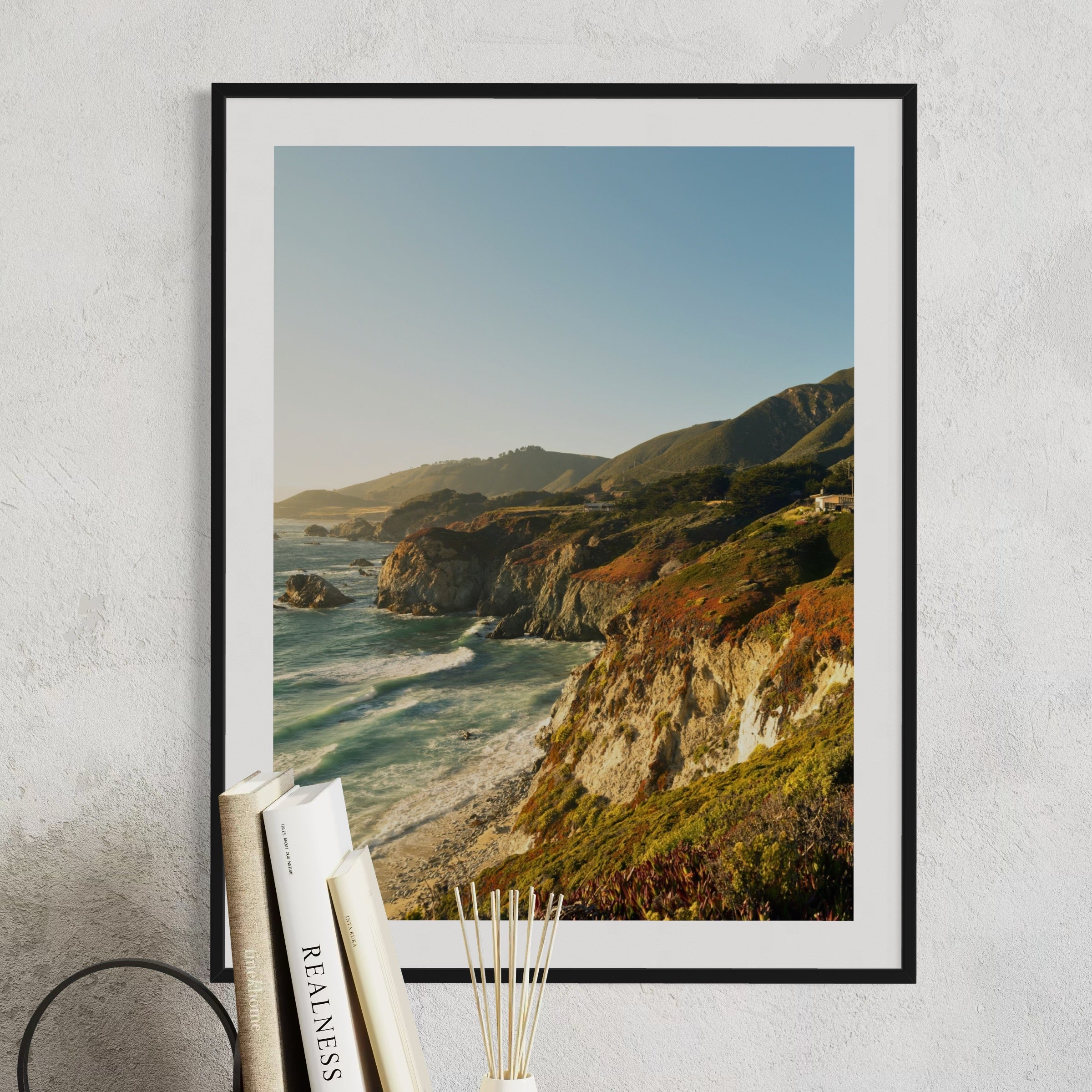 California Coastline - Moderno Wall Art Wall Art