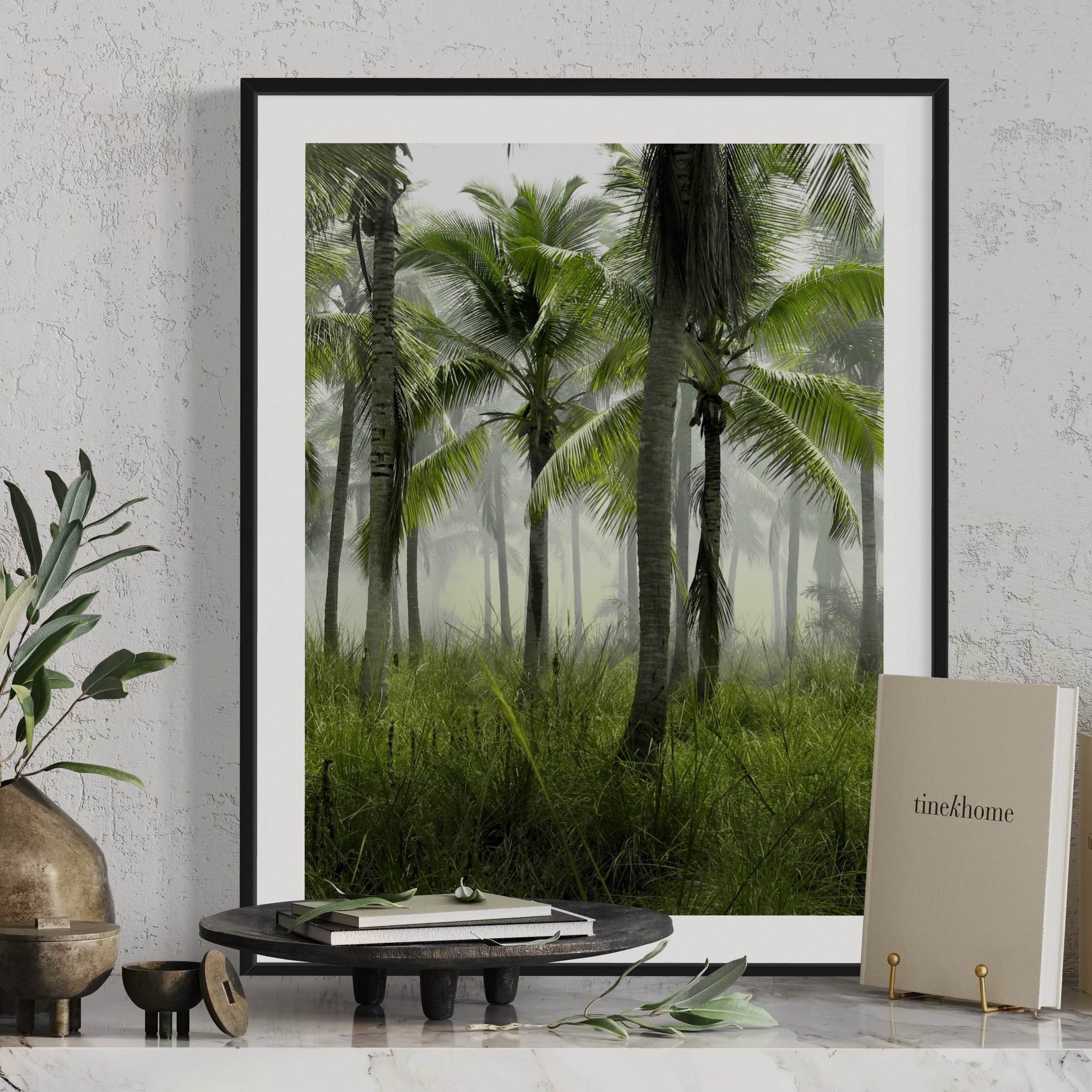 Tropical Morning Mist - Moderno Wall Art Wall Art