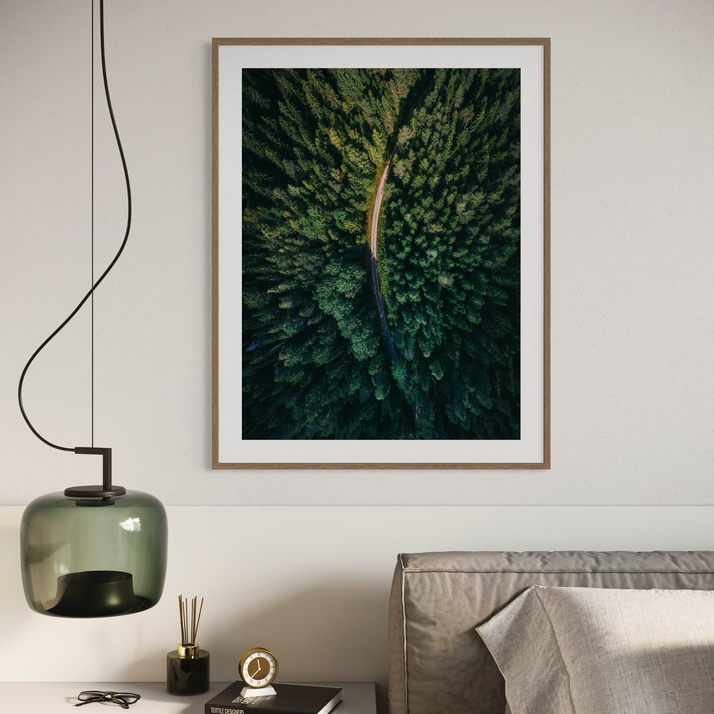 Forest From Above - Moderno Wall Art Wall Art