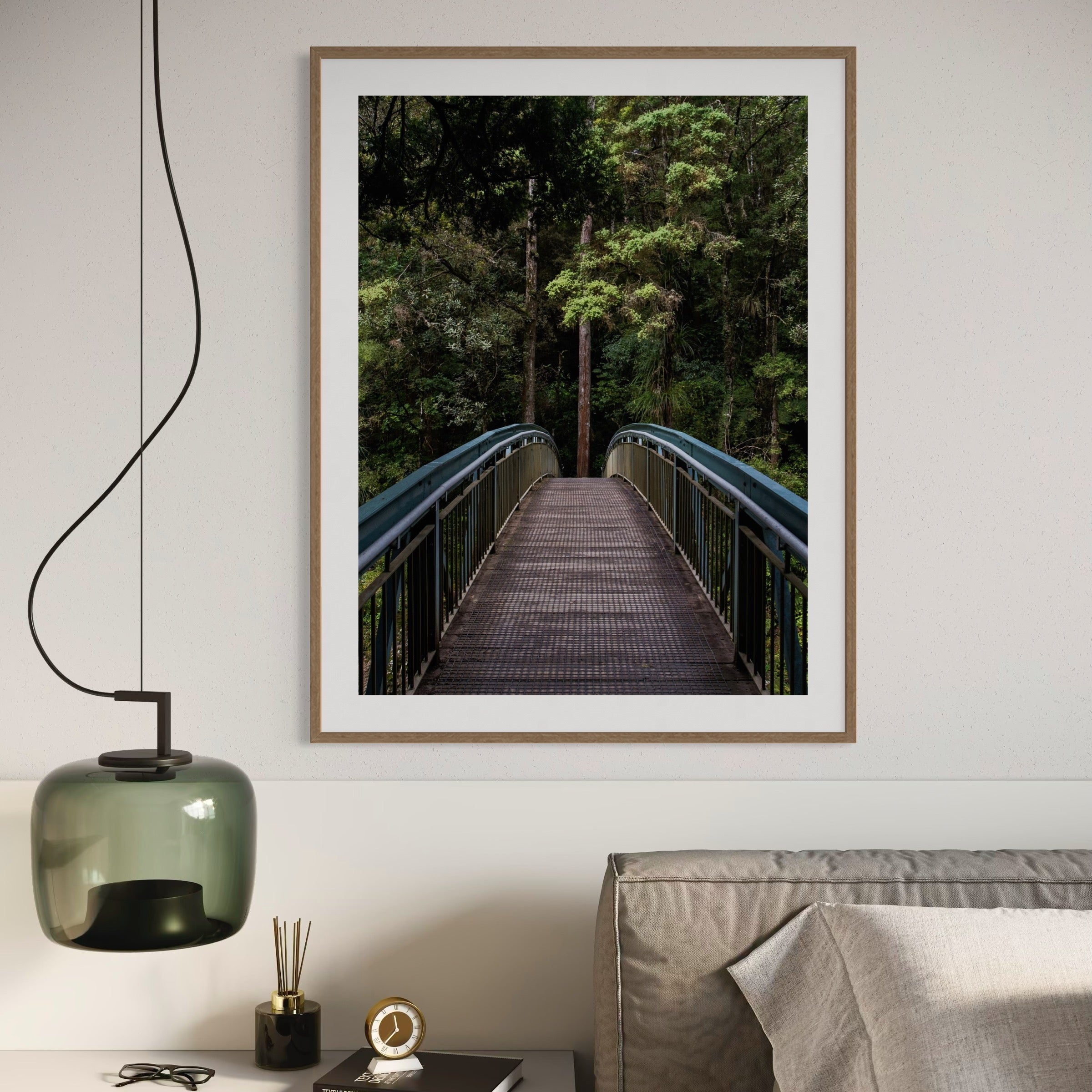 Whangarei Falls Walkway - Moderno Wall Art Wall Art