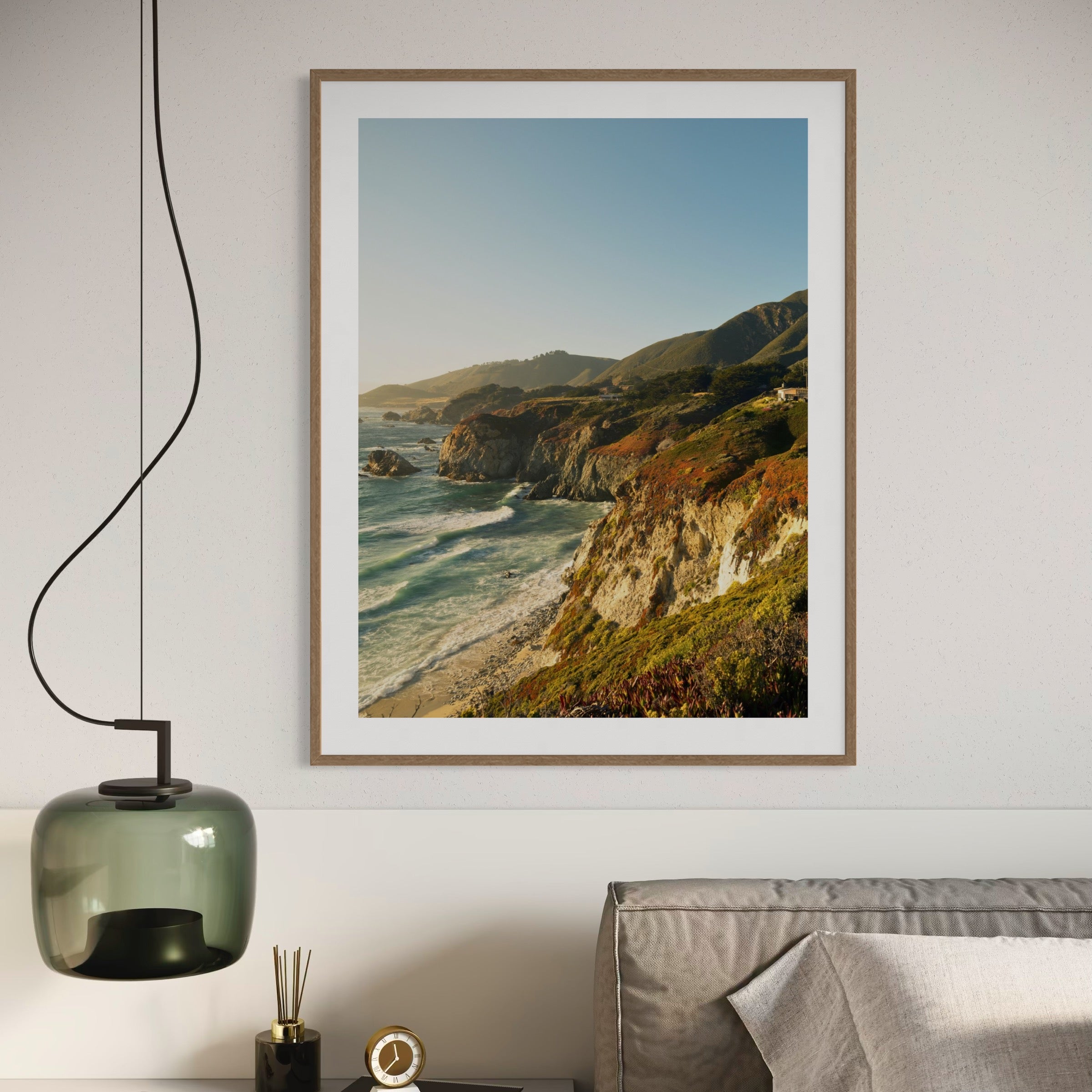 California Coastline - Moderno Wall Art Wall Art
