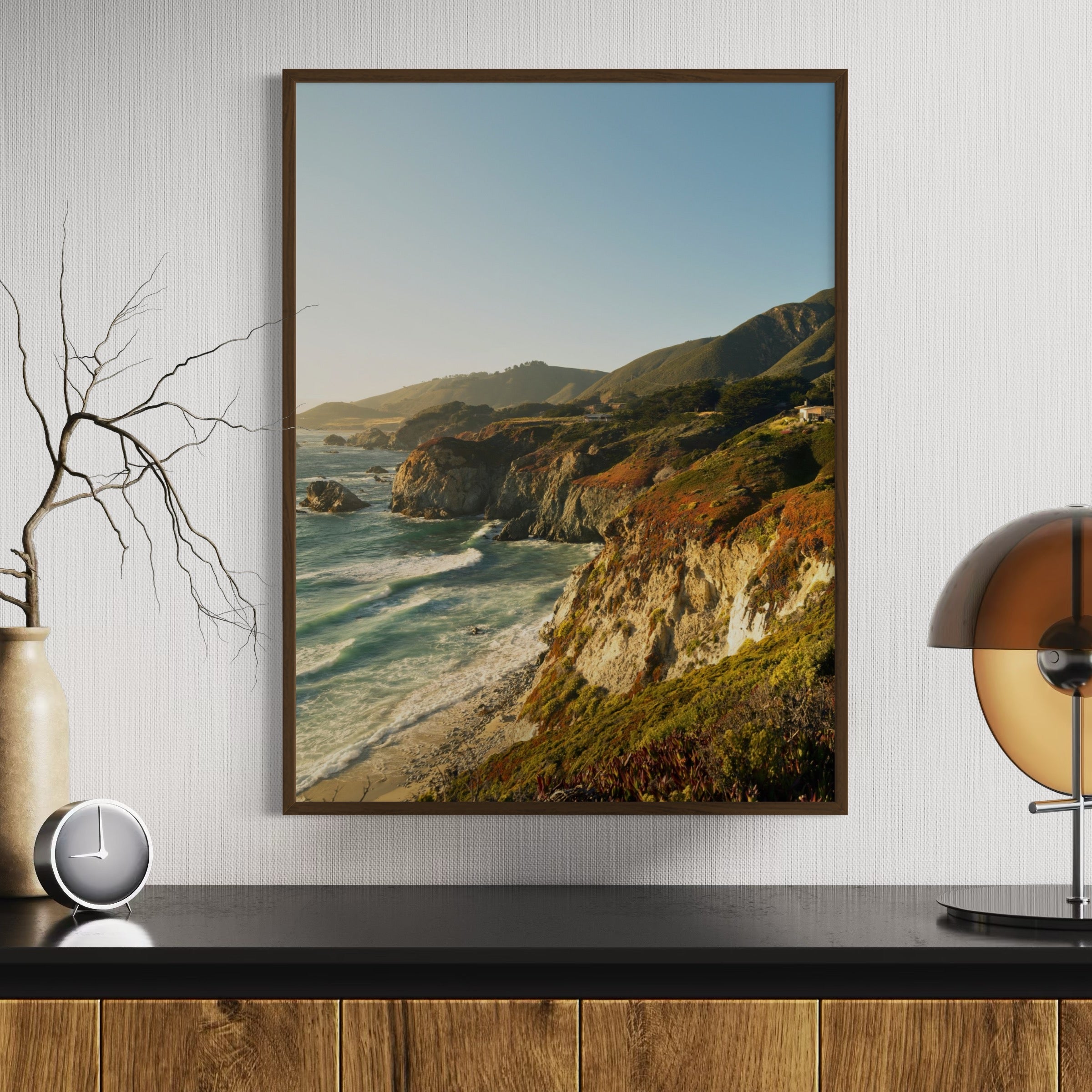 California Coastline - Moderno Wall Art Wall Art