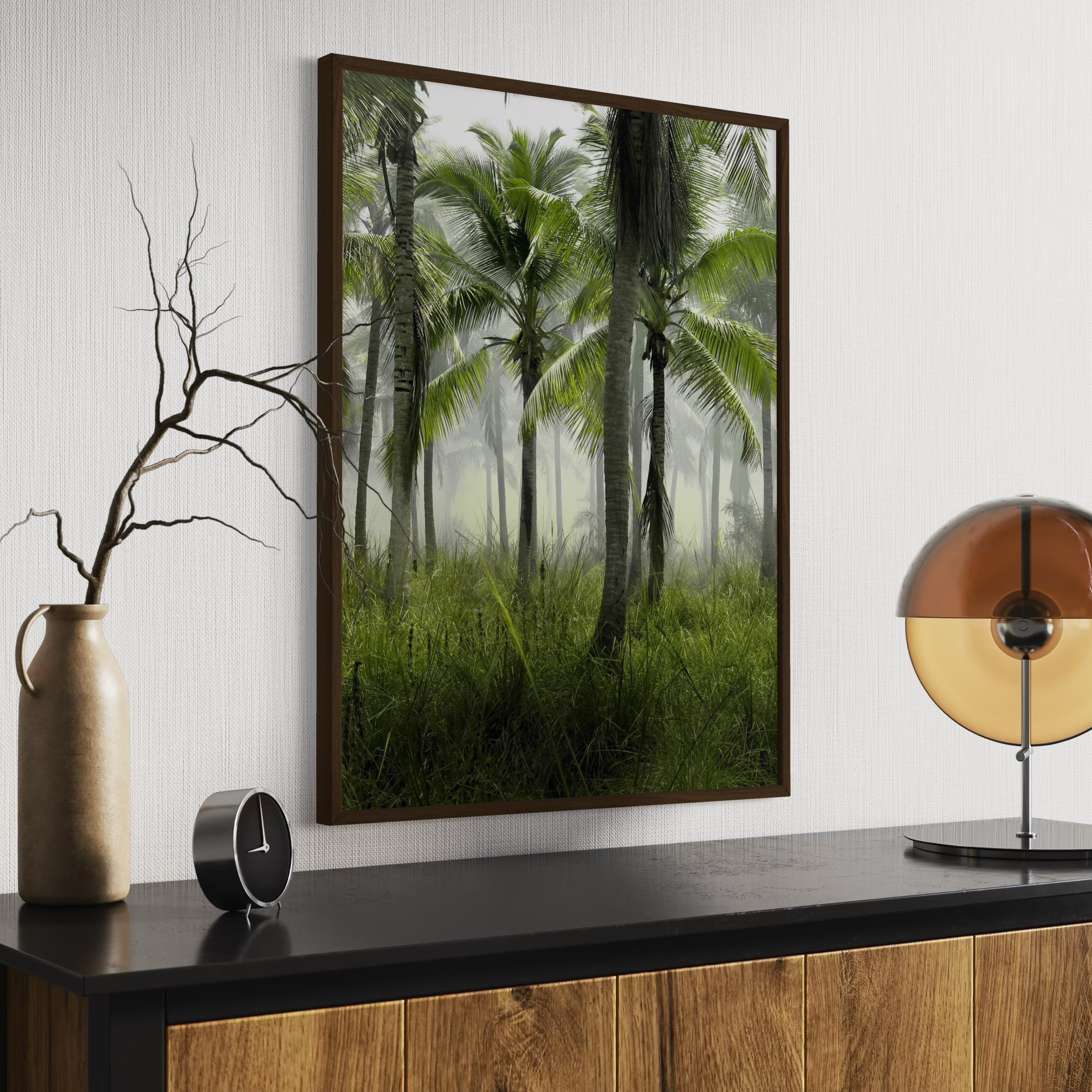 Tropical Morning Mist - Moderno Wall Art Wall Art