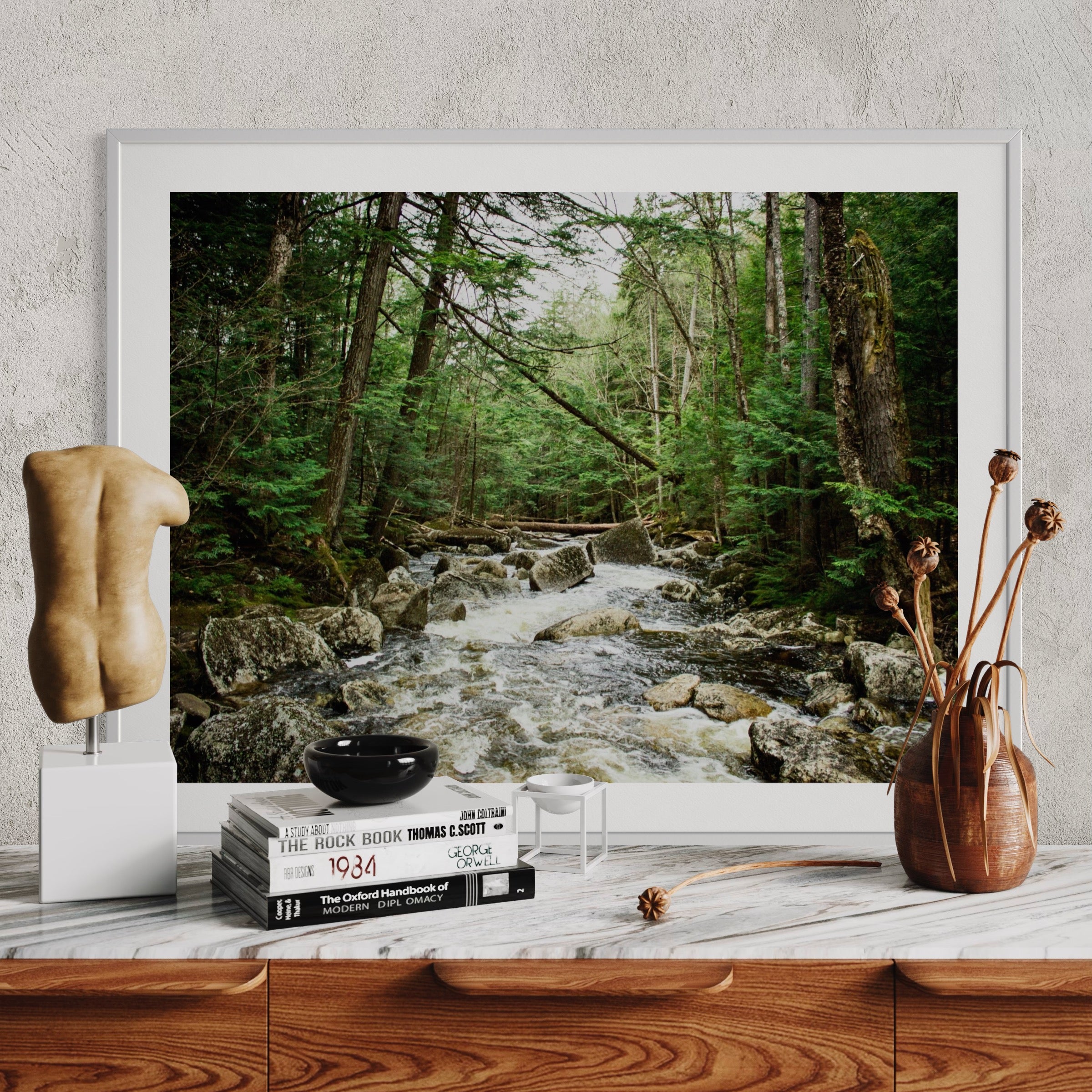 Babbling Brook - Moderno Wall Art Wall Art