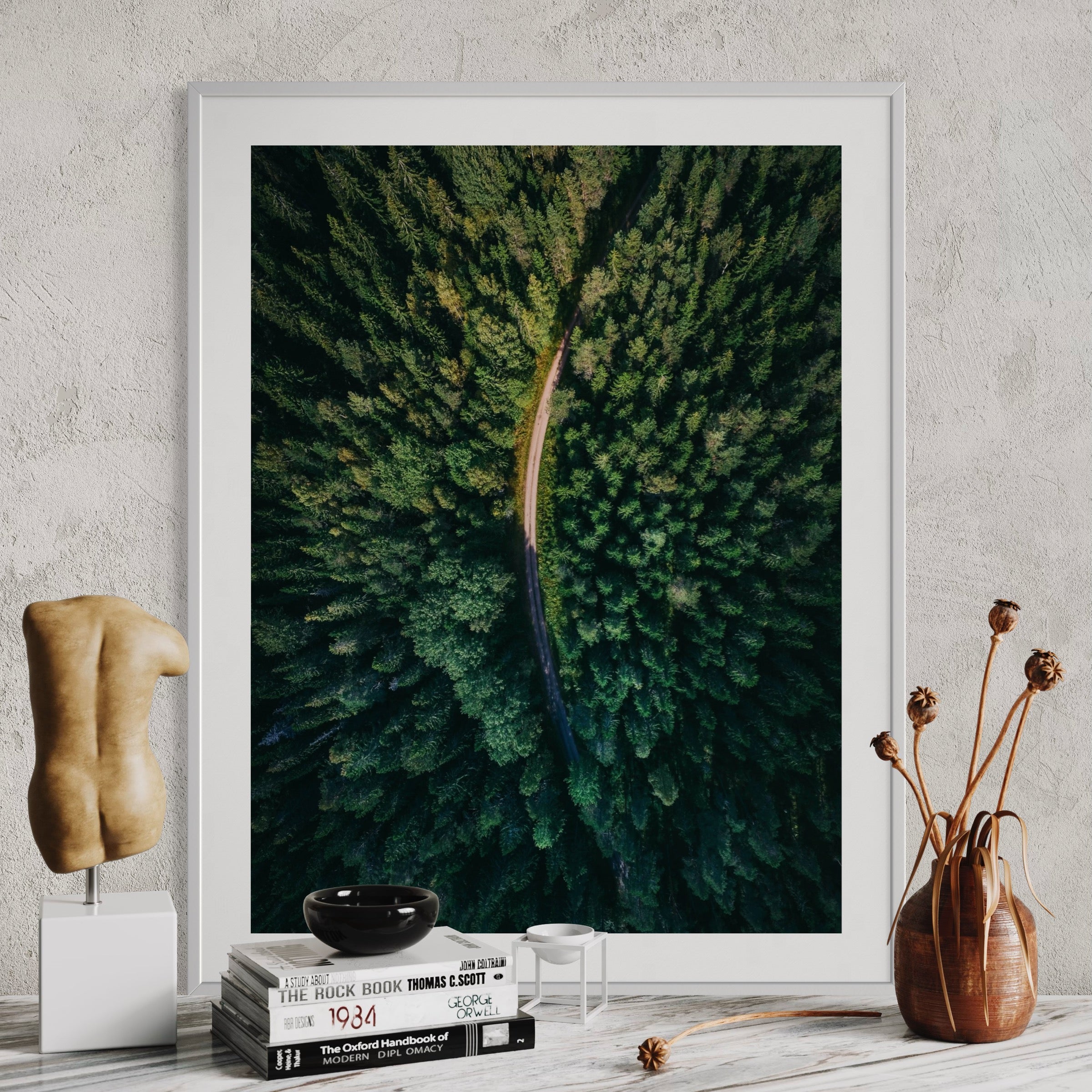 Forest From Above - Moderno Wall Art Wall Art