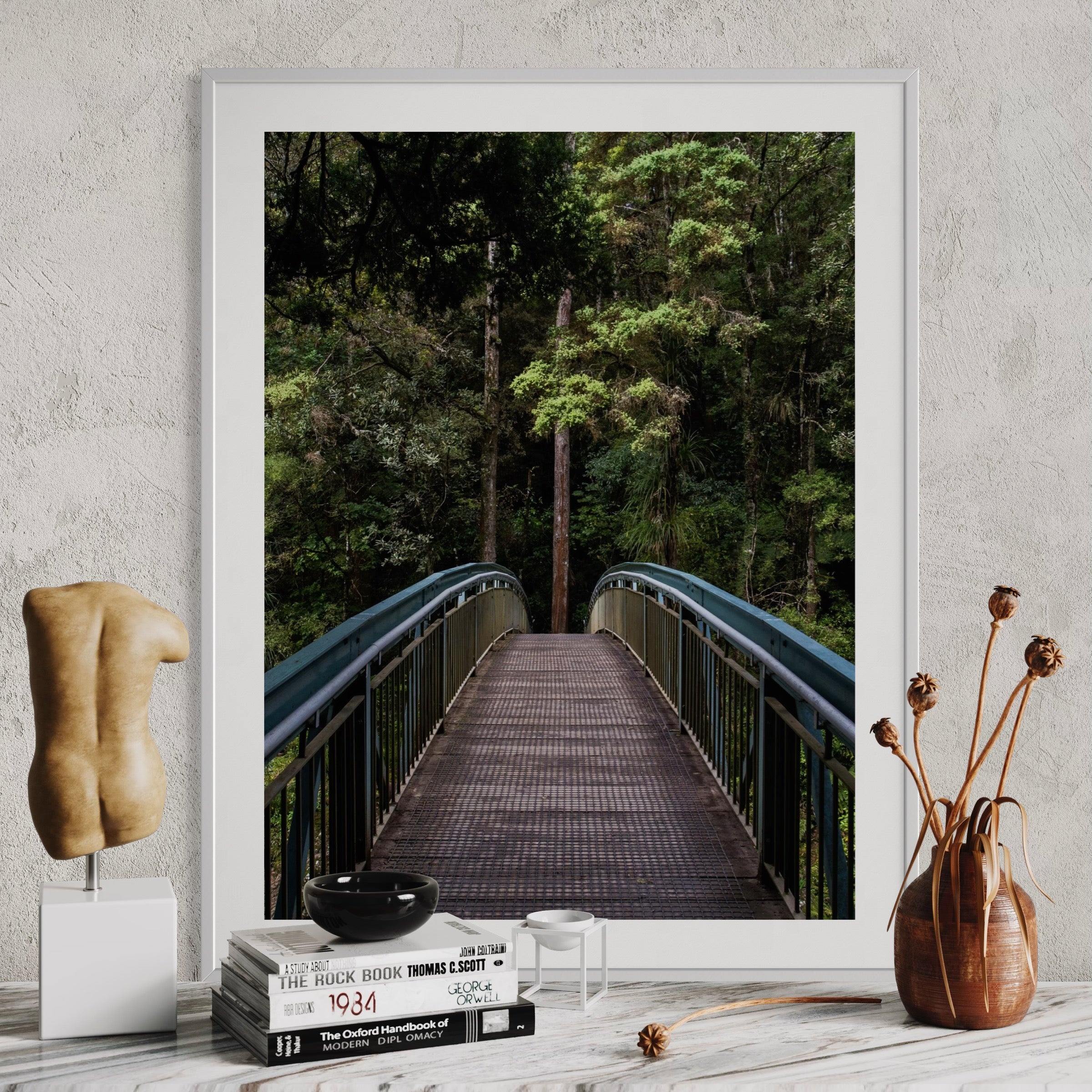 Whangarei Falls Walkway - Moderno Wall Art Wall Art