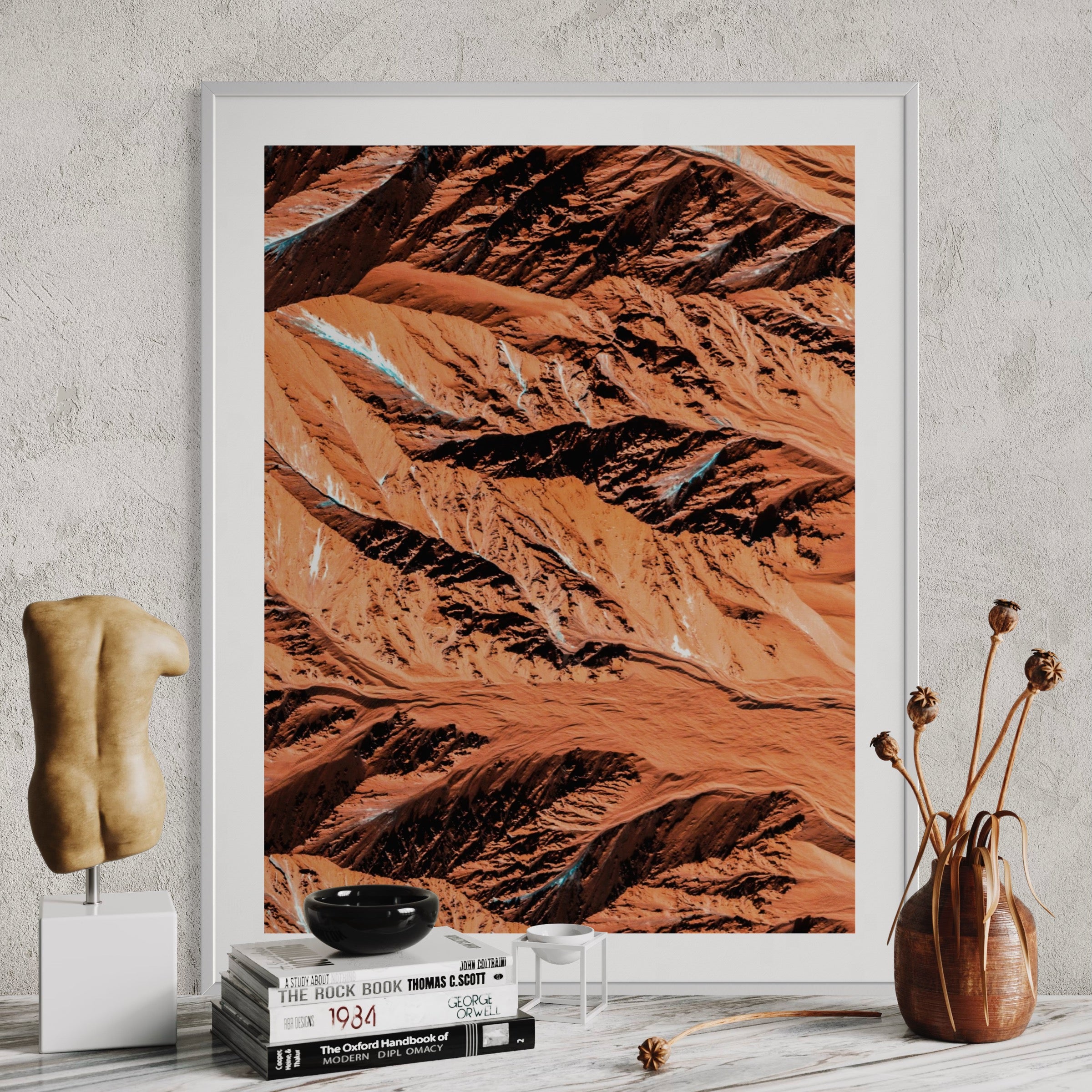Surface of Mars - Moderno Wall Art Wall Art