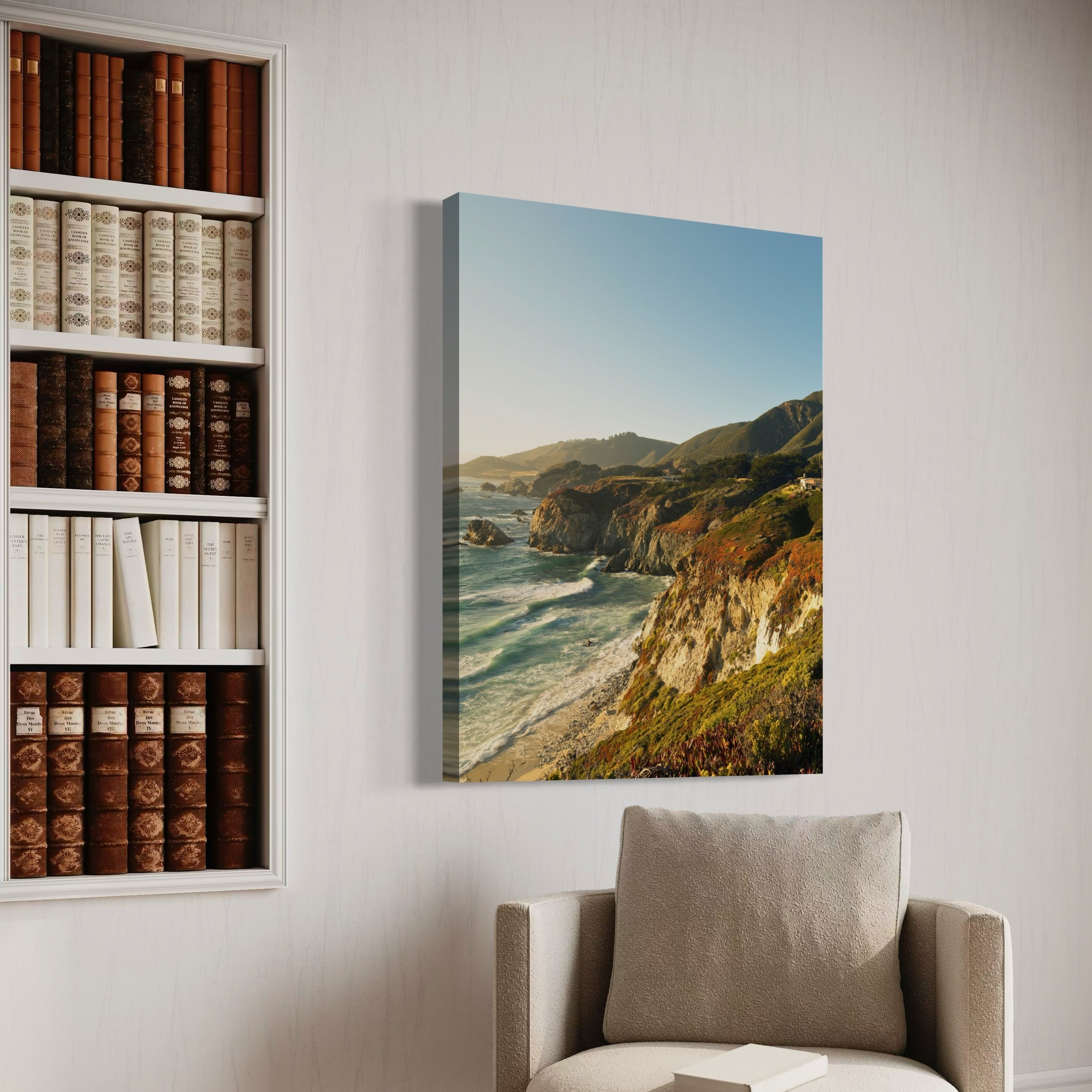 California Coastline - Moderno Wall Art Wall Art