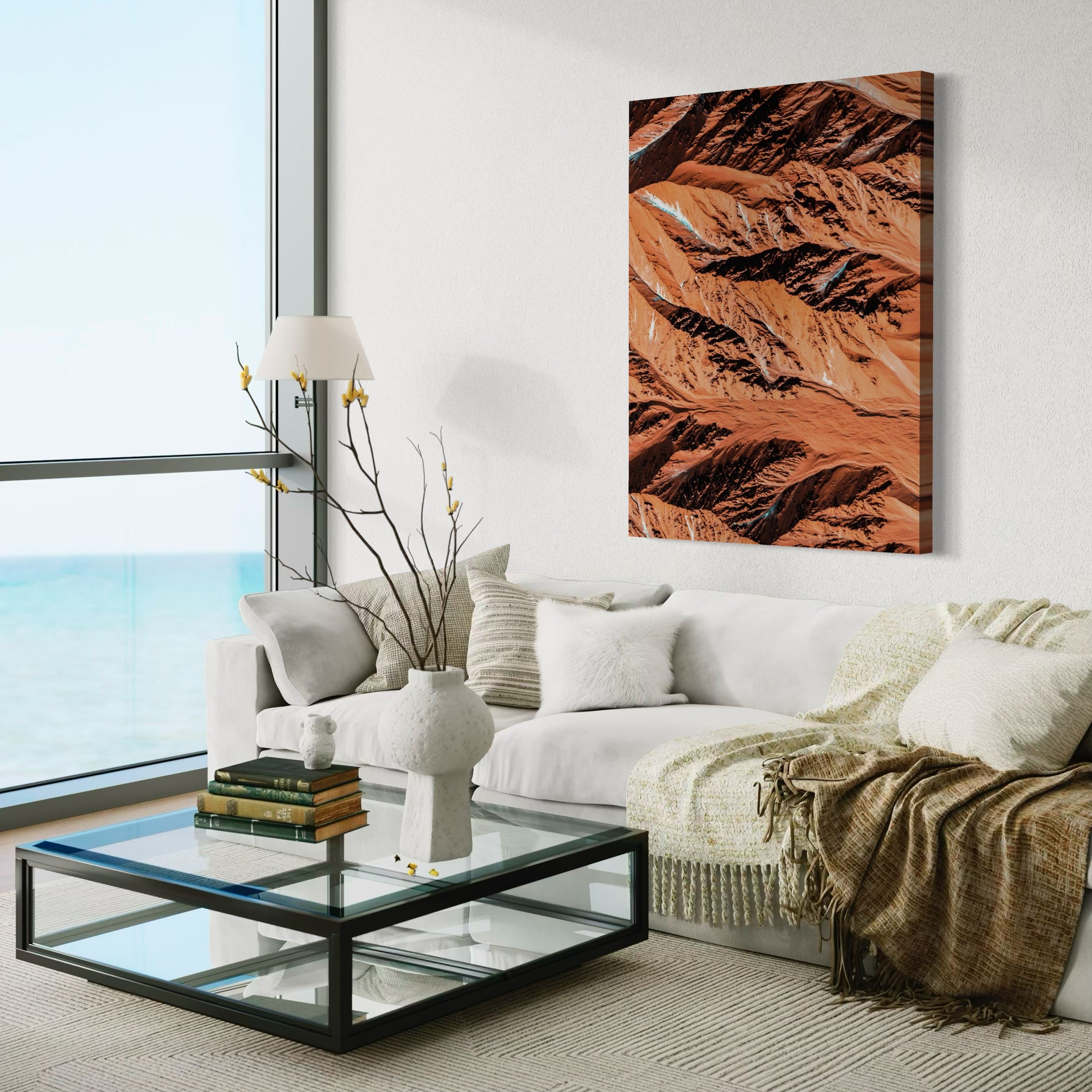 Surface of Mars - Moderno Wall Art Wall Art