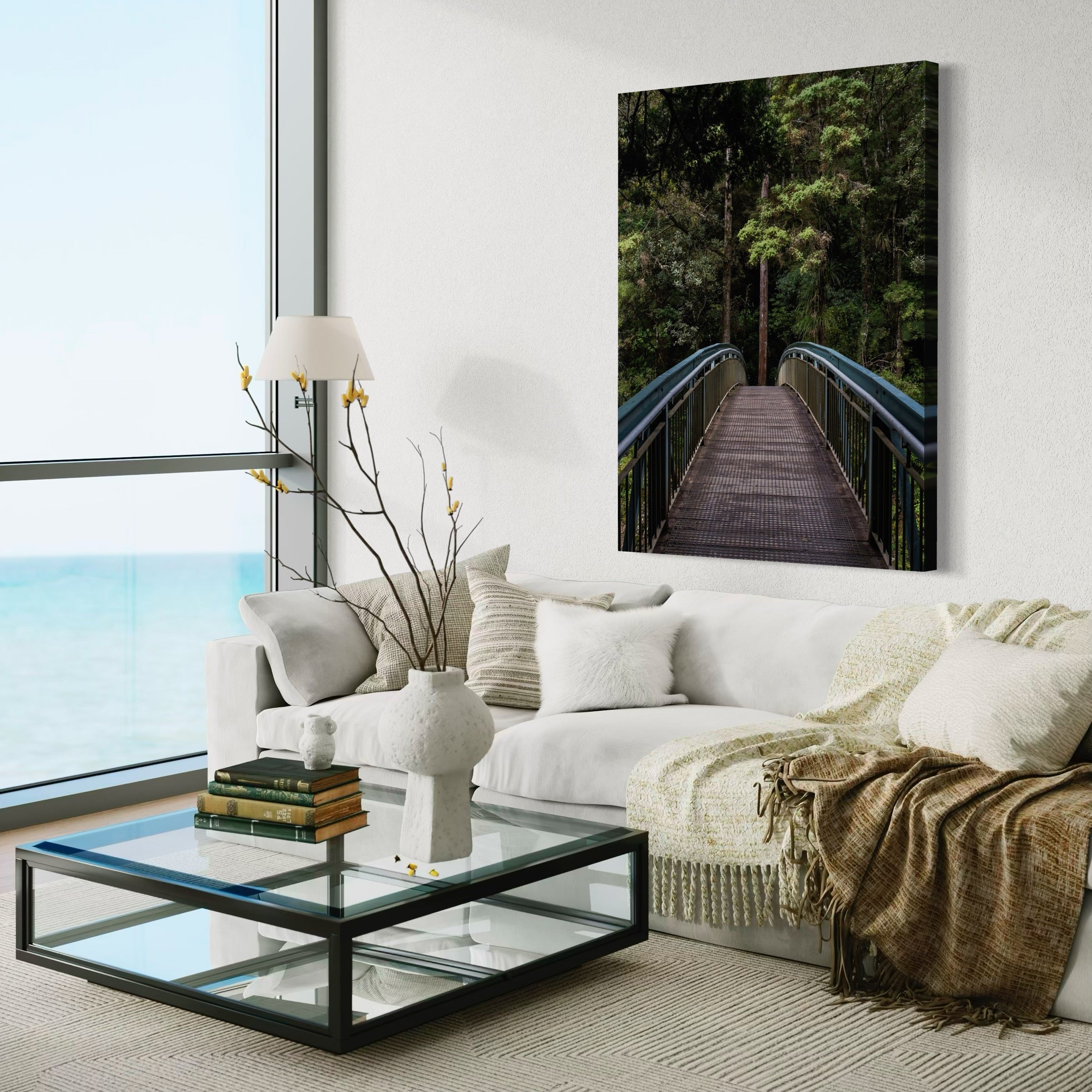 Whangarei Falls Walkway - Moderno Wall Art Wall Art