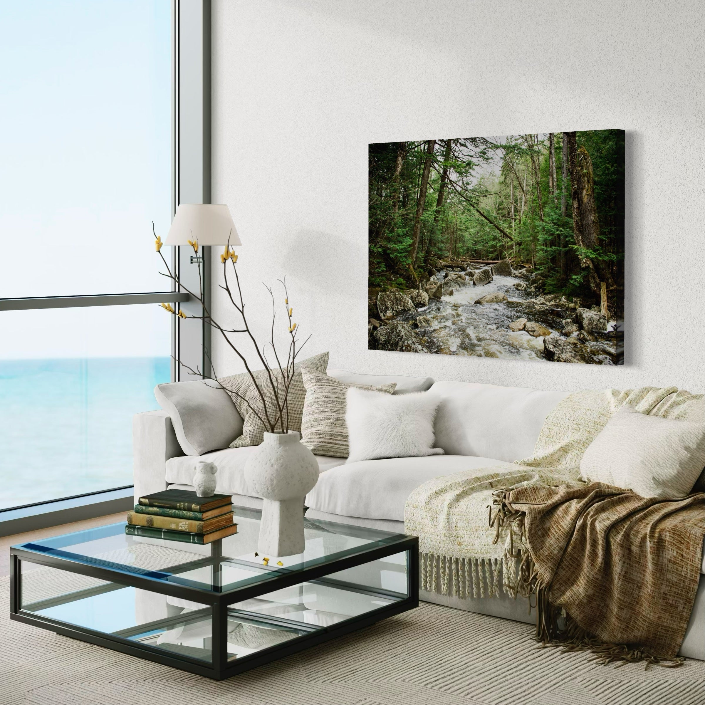 Babbling Brook - Moderno Wall Art Wall Art