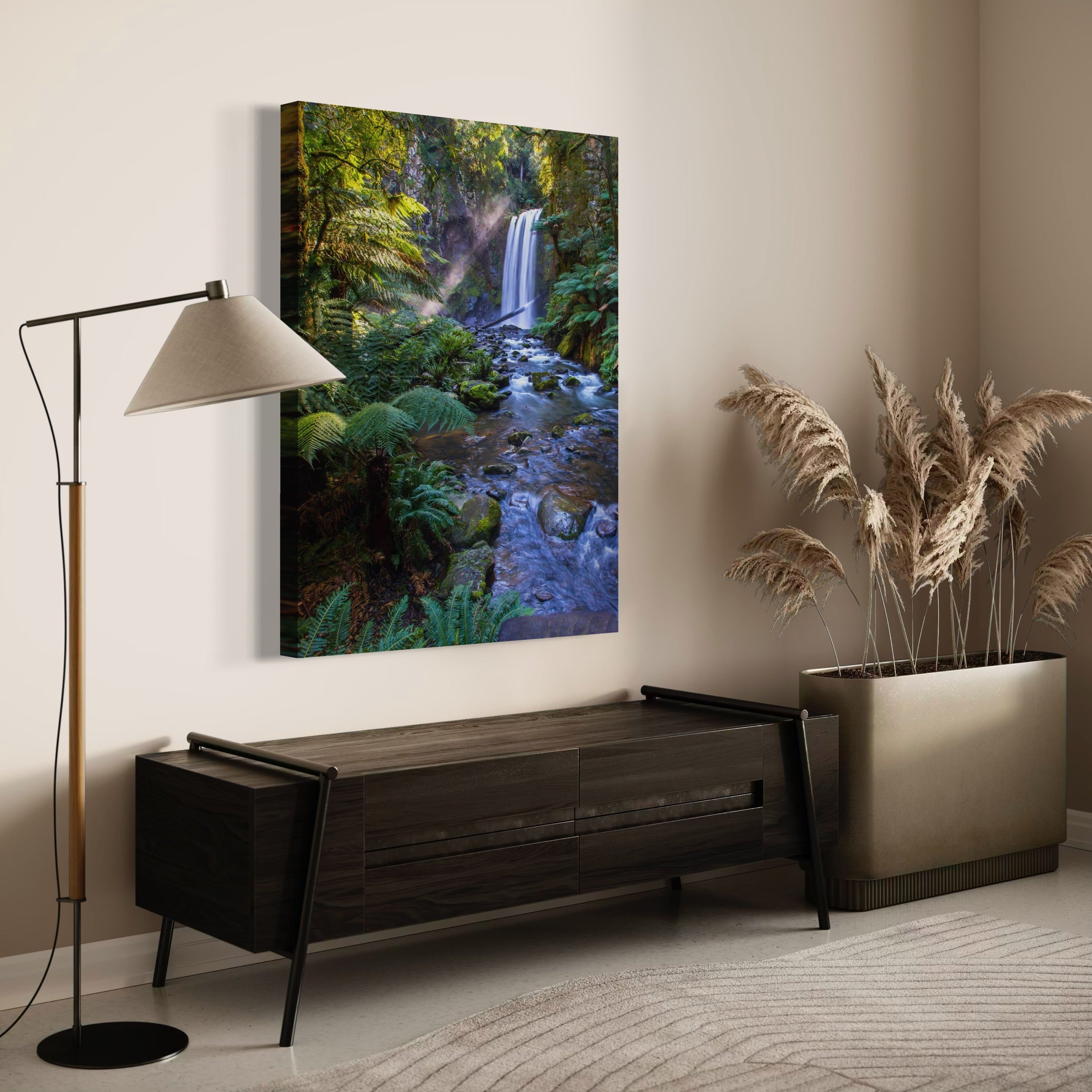 Rainforest Waterfall - Moderno Wall Art Wall Art