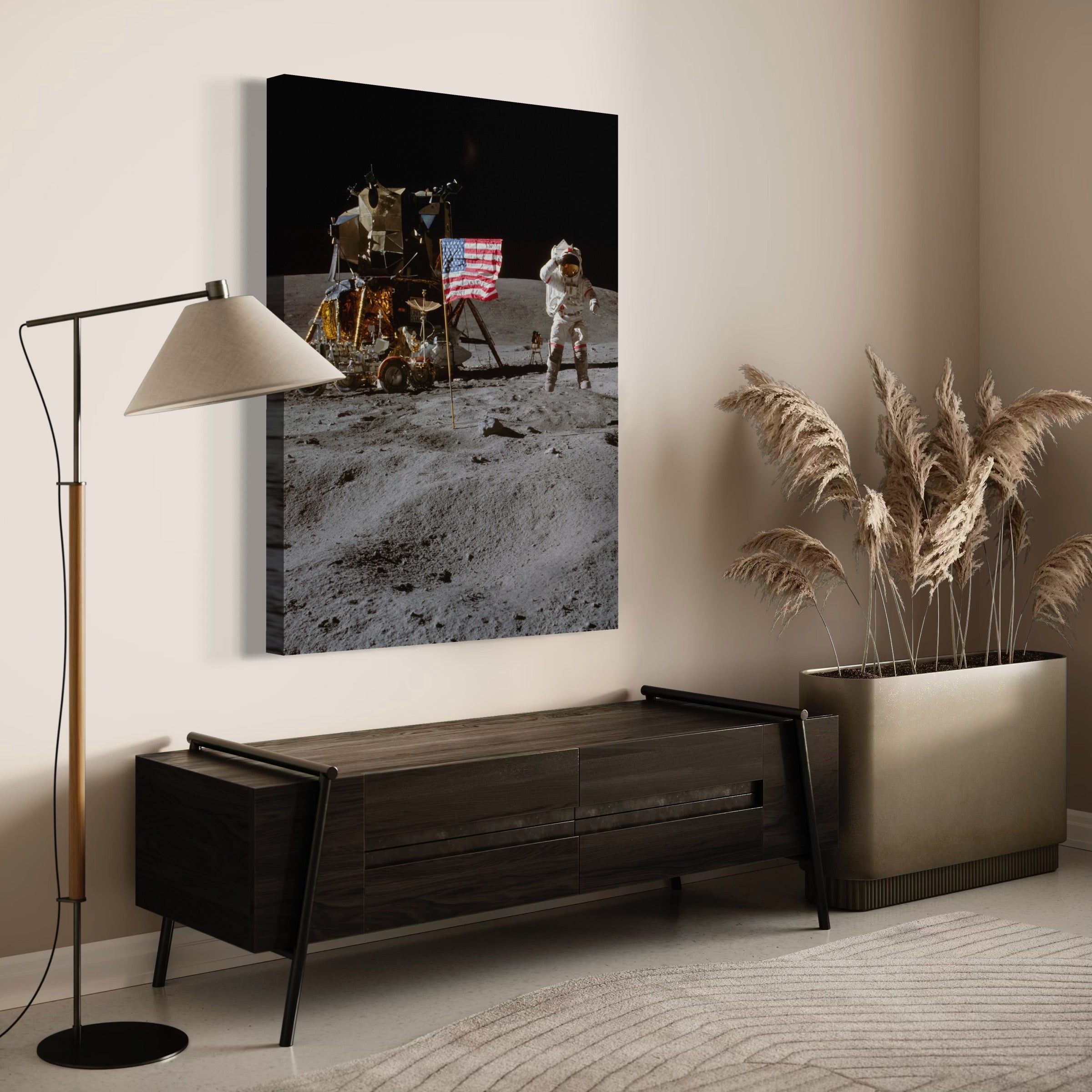 Lunar Salute - Moderno Wall Art Wall Art