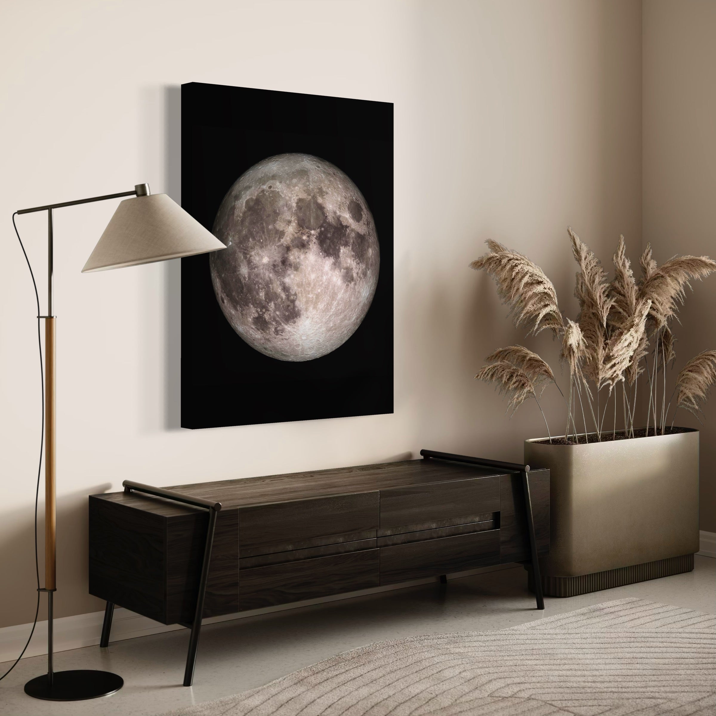 Full Moon - Moderno Wall Art Wall Art