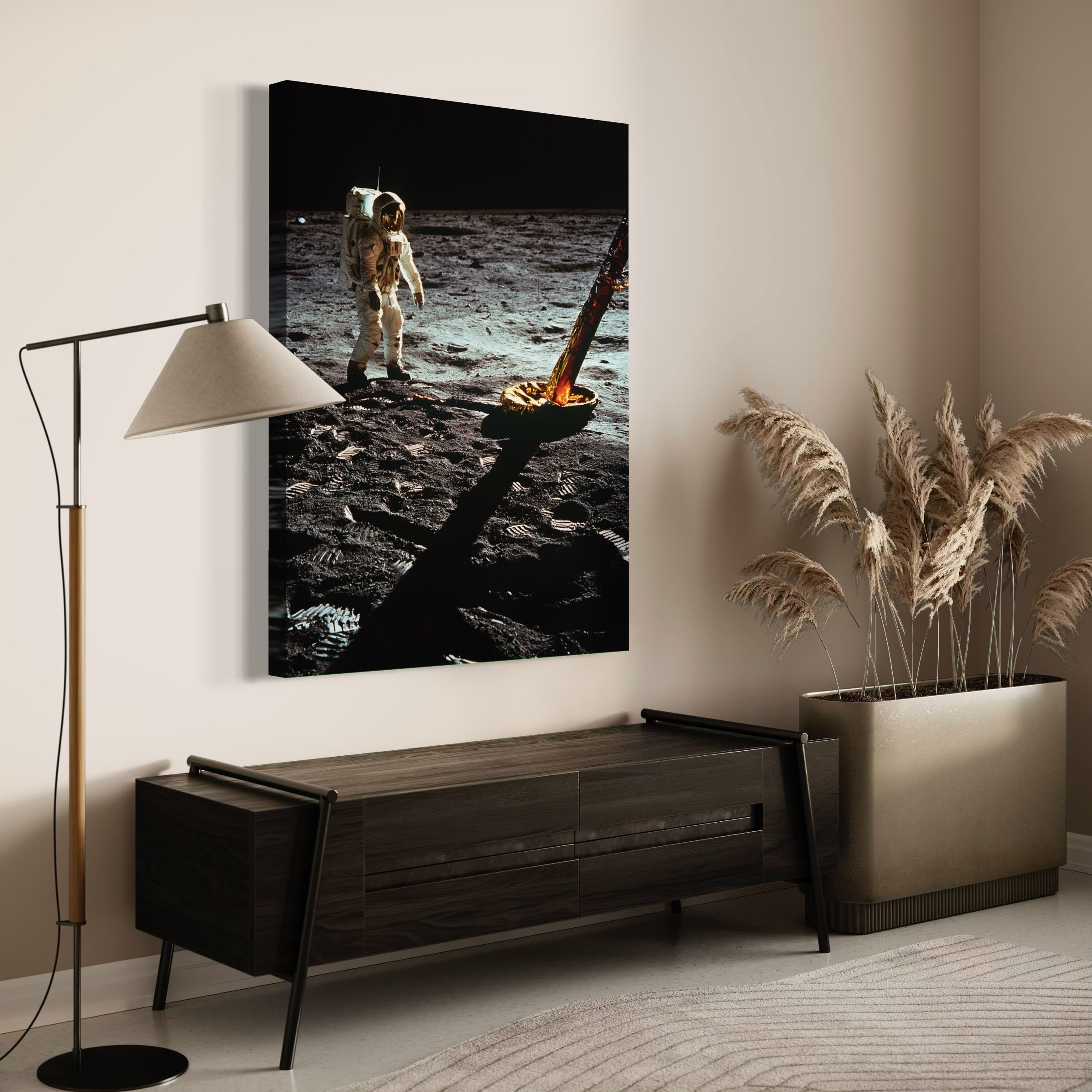 First Steps Beyond Earth - Moderno Wall Art Wall Art