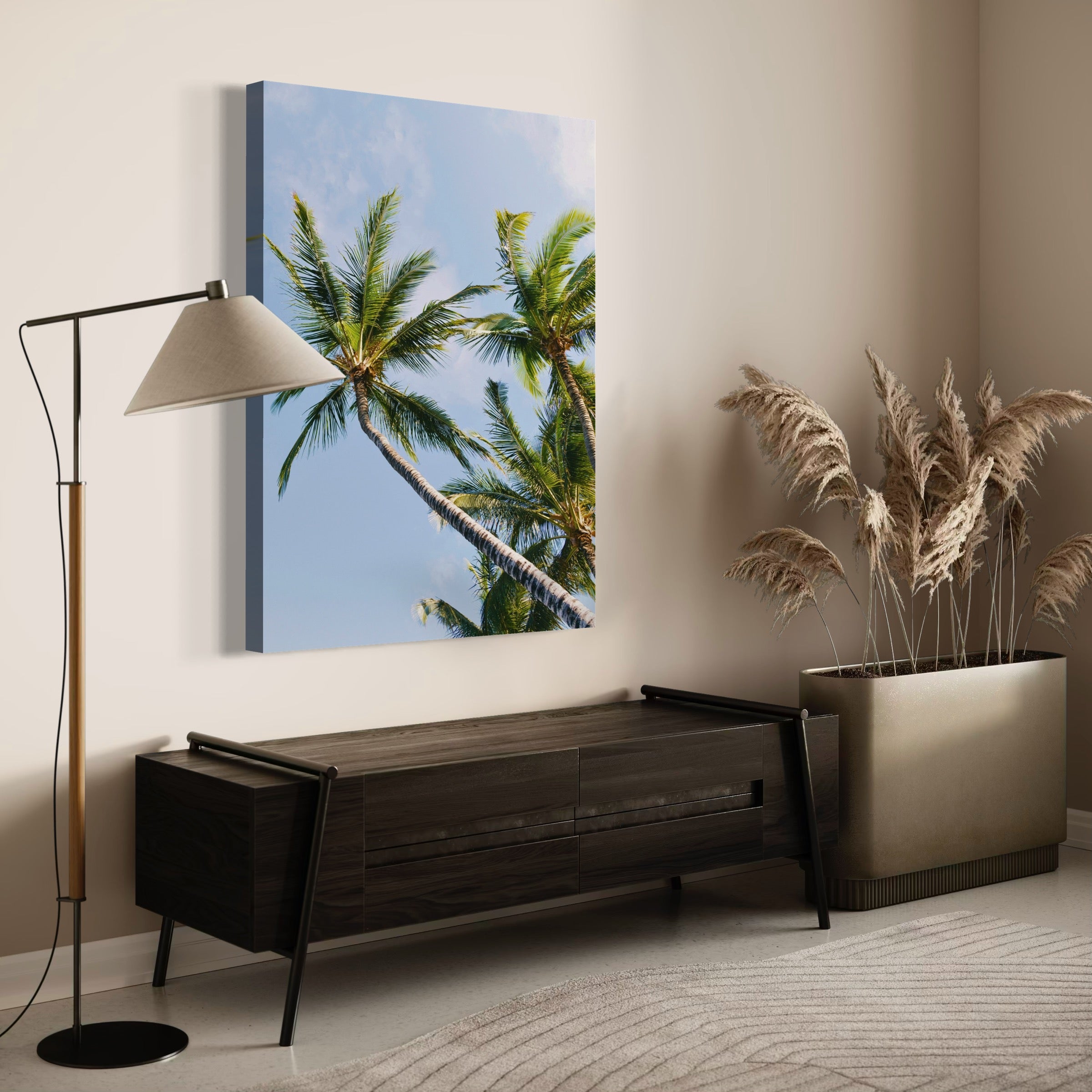 Beneath the Palms - Moderno Wall Art Wall Art