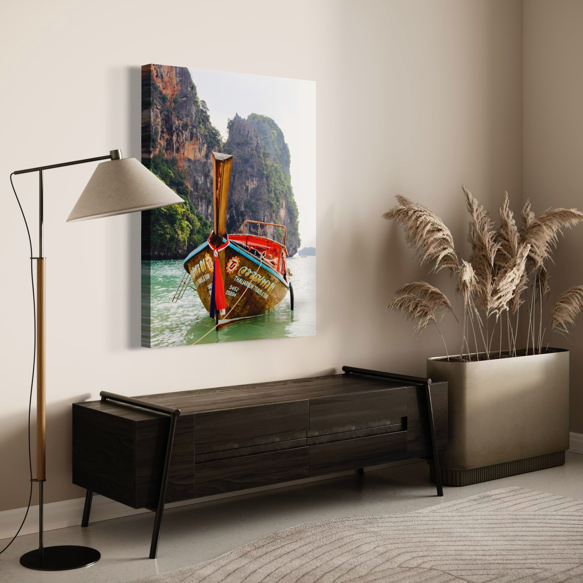 Thai Longtail Boat - Moderno Wall Art Wall Art