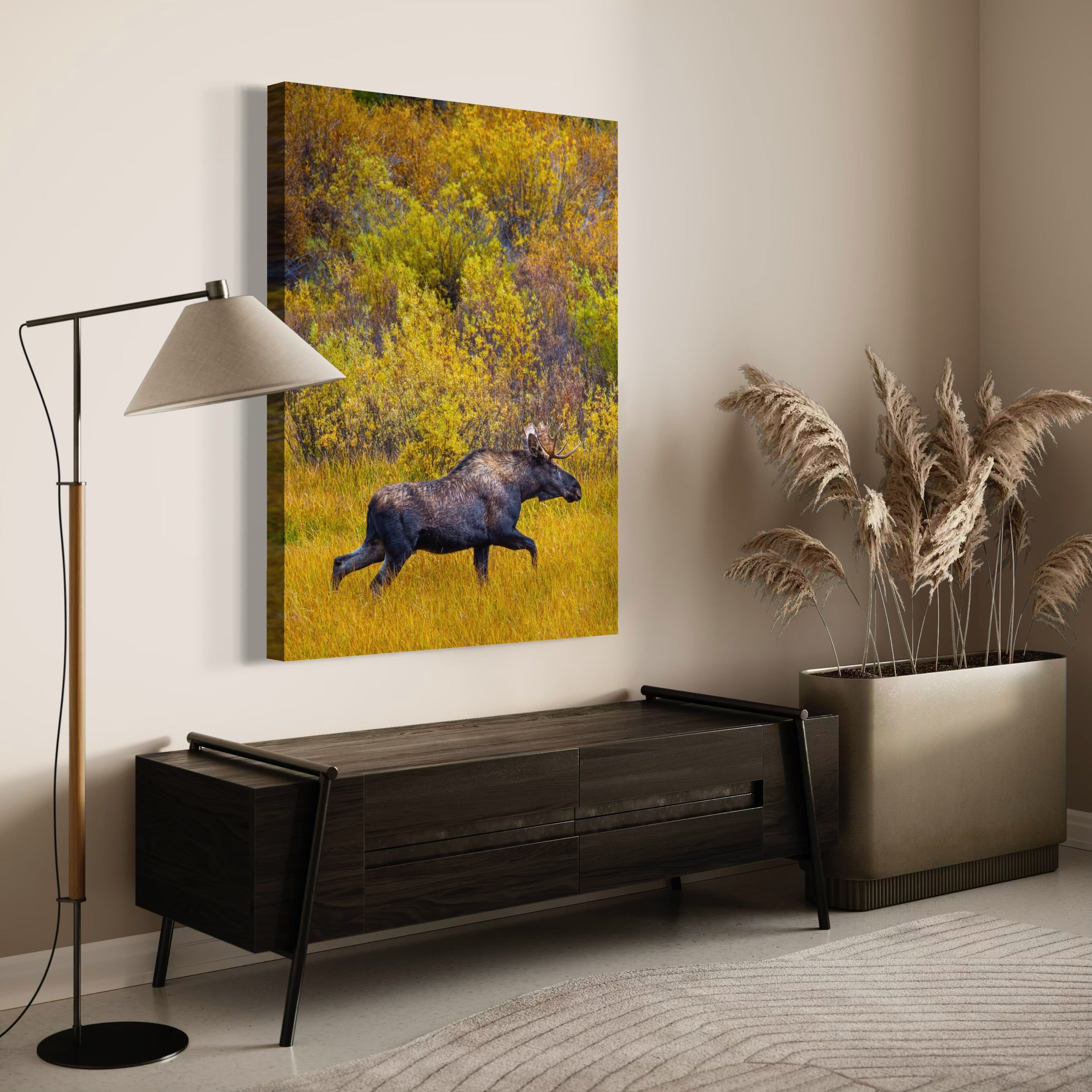 Majestic Moose in Fall - Moderno Wall Art Wall Art