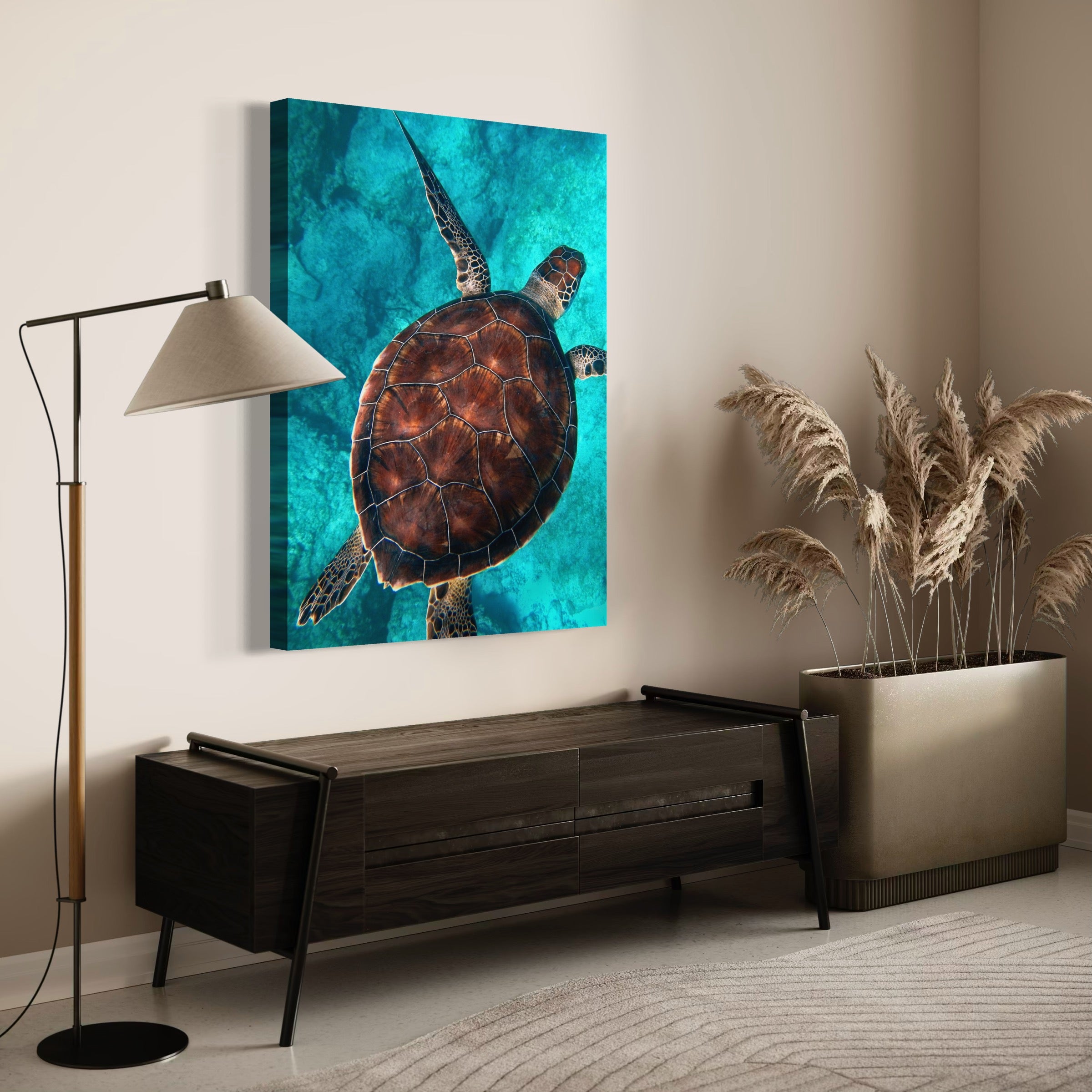 Gliding Through the Shadows - Moderno Wall Art Wall Art