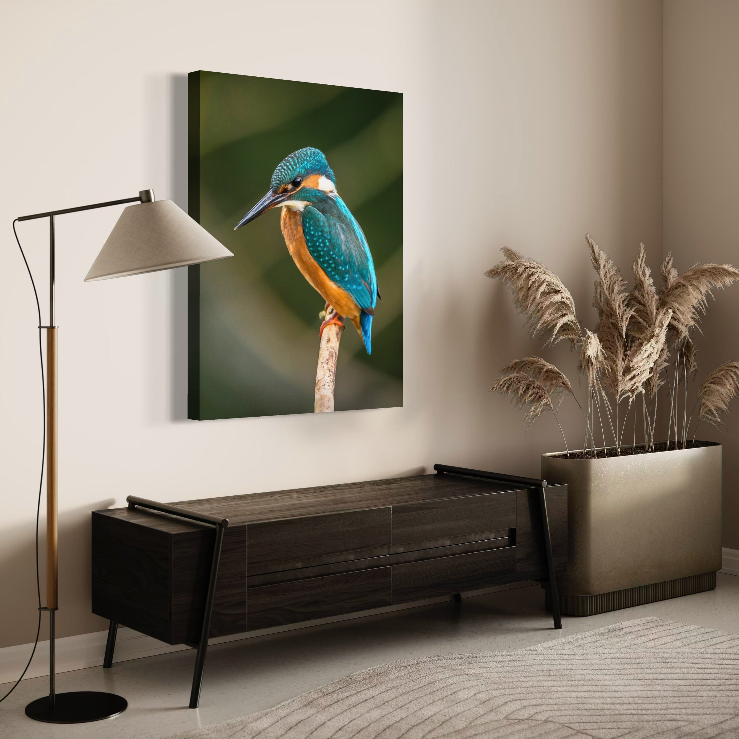 Kingfisher's Perch - Moderno Wall Art Wall Art